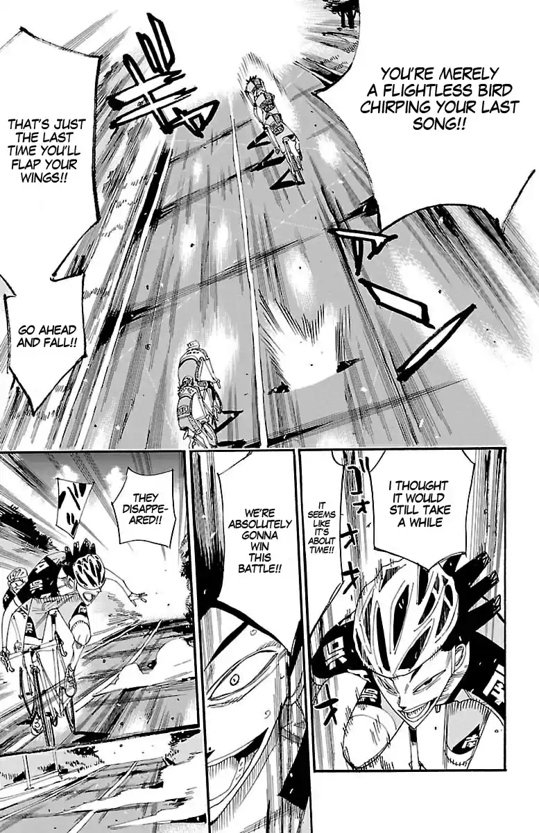 Yowamushi Pedal Vol.51 Chapter 440: Teshima's Miscalculation
