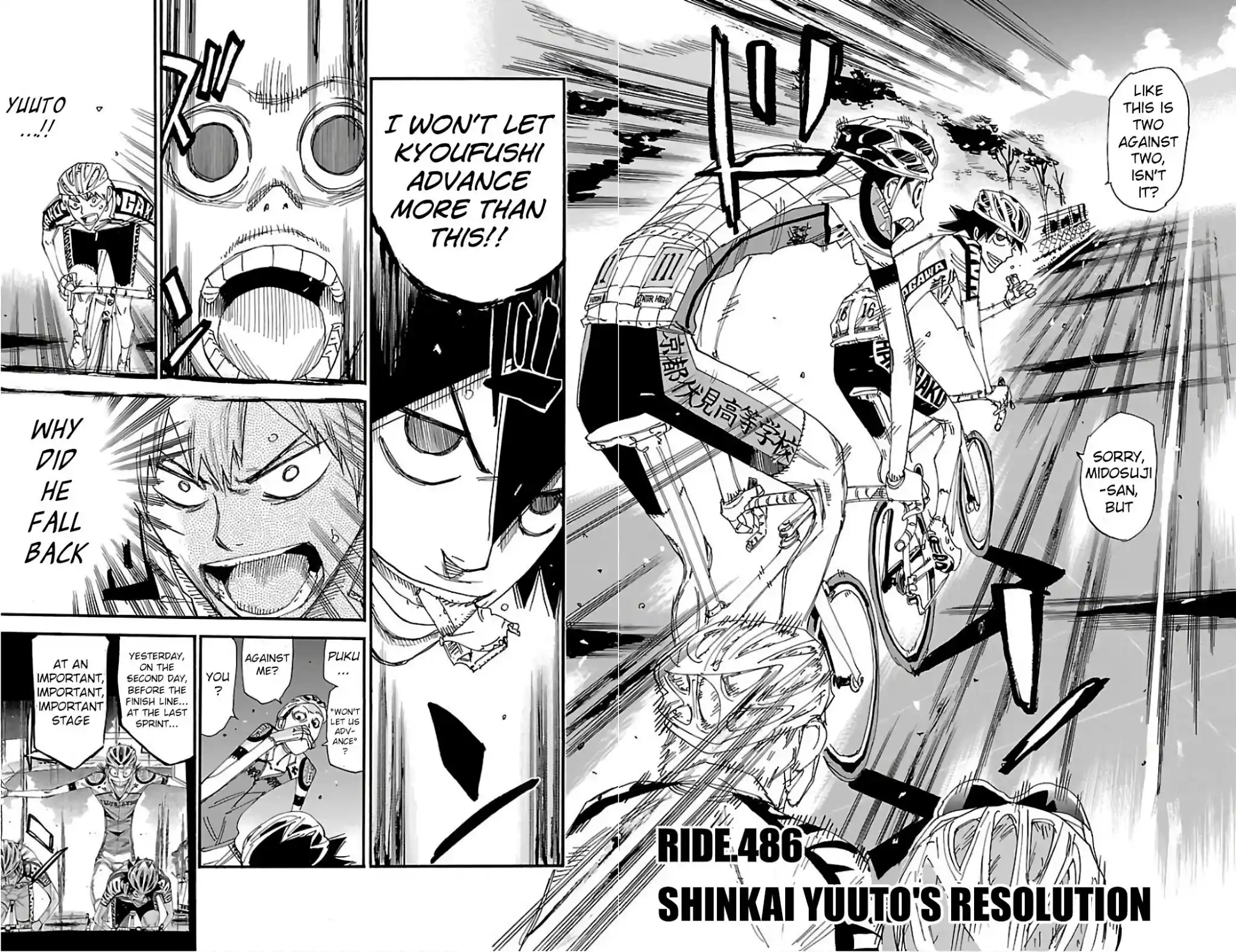 Yowamushi Pedal Vol.57 Chapter 486