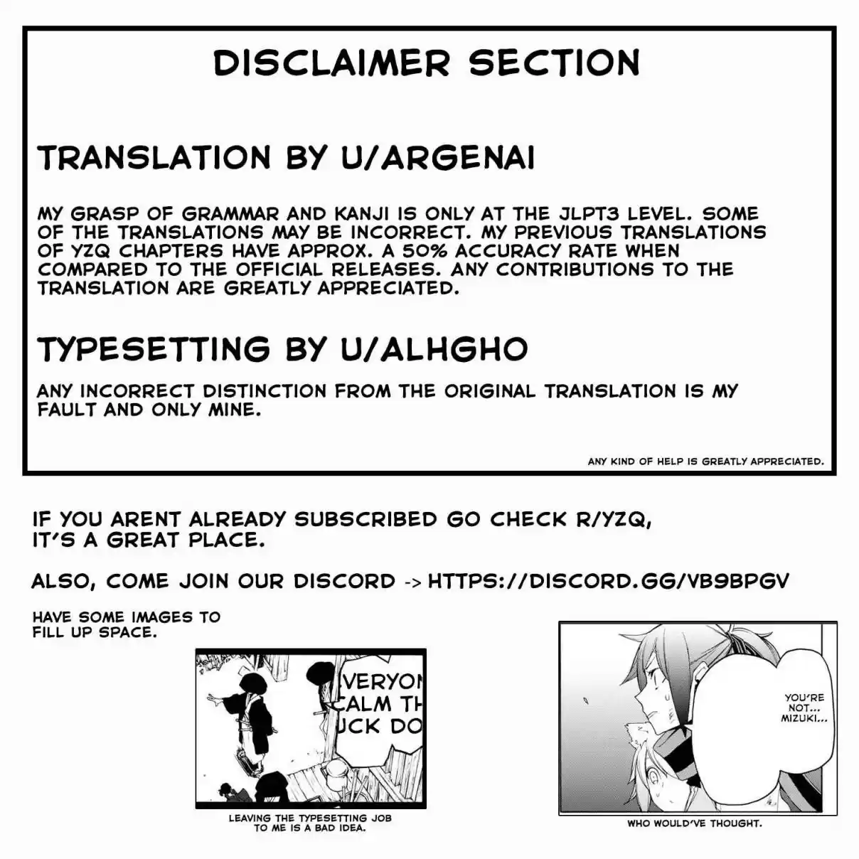 Yozakura Quartet Vol. 22 Ch. 132 Calling God (Part 2)
