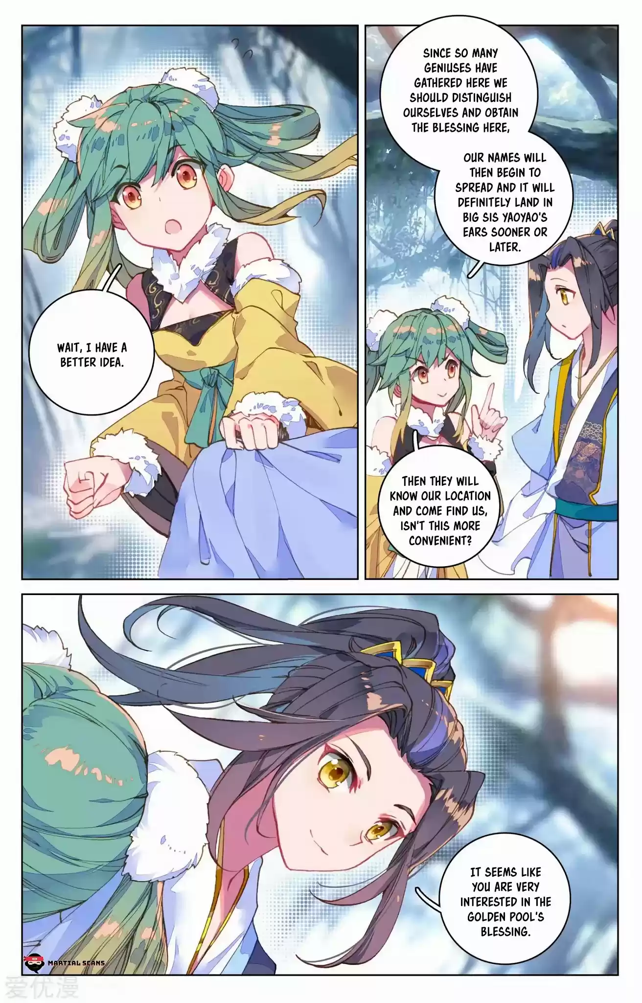 Yuan Zun Chapter 102.5: Luluo Seeks The Golden Pool