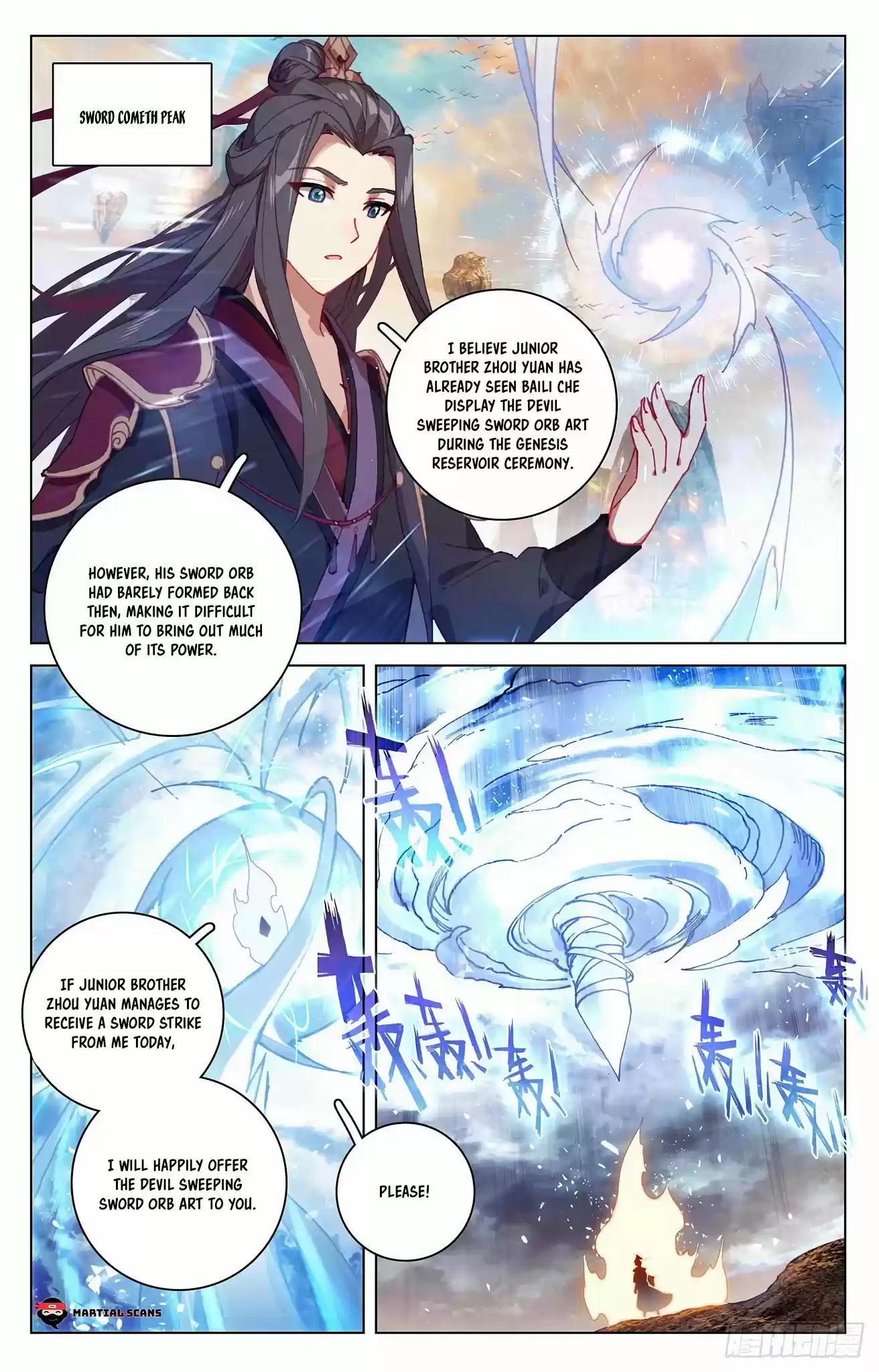Yuan Zun Chapter 322.5: Celestial Shadow And Sword Orb
