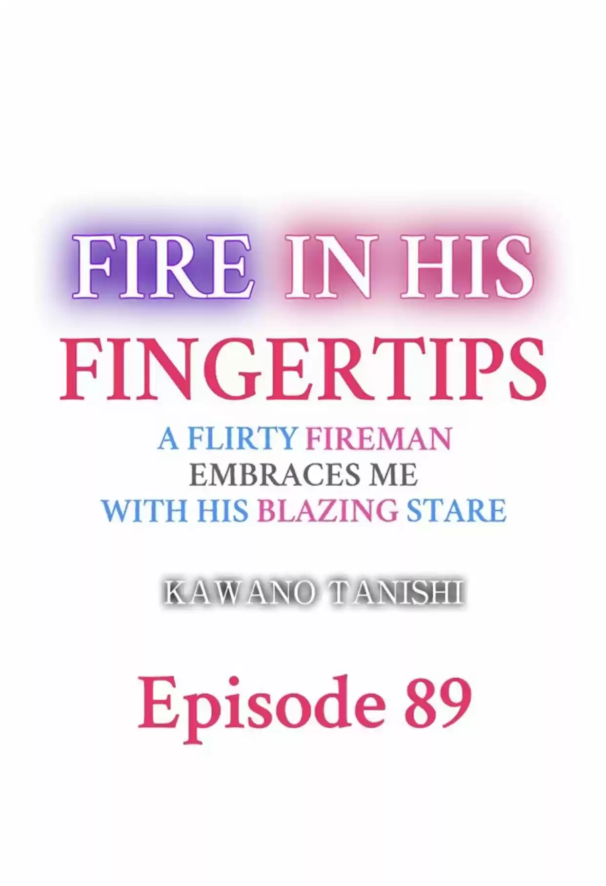 Yubisaki Kara Honki No Netsujou Chapter 89