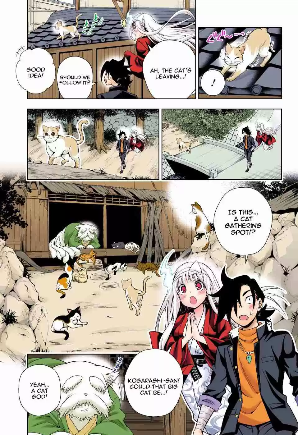 Yuragi sou no Yuuna san Digital Colored Comics Vol. 10 Ch. 81 Meow Meow Paradise
