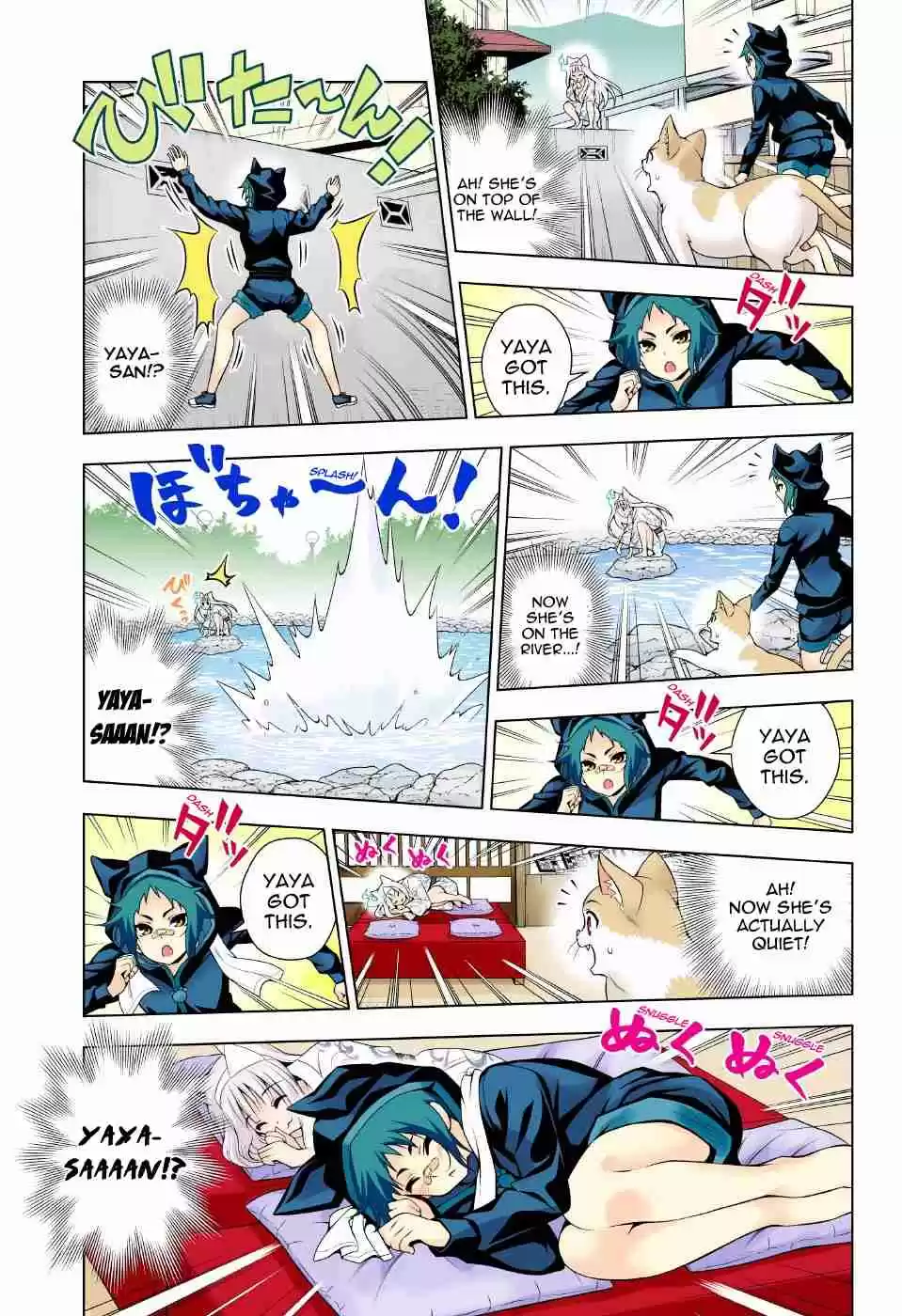 Yuragi sou no Yuuna san Digital Colored Comics Vol. 10 Ch. 81 Meow Meow Paradise