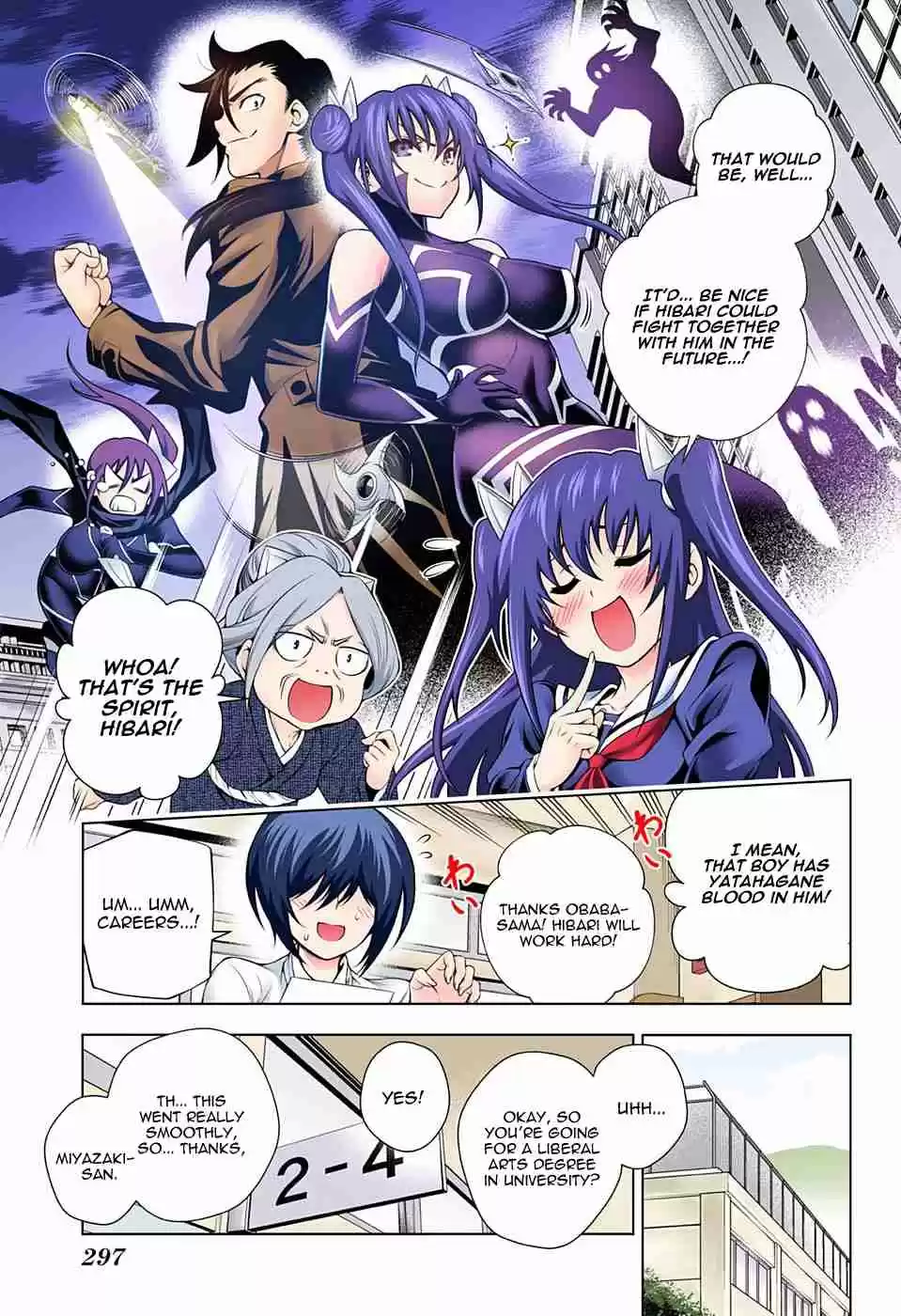 Yuragi sou no Yuuna san Digital Colored Comics Vol. 10 Ch. 82 Each One's Career Counseling