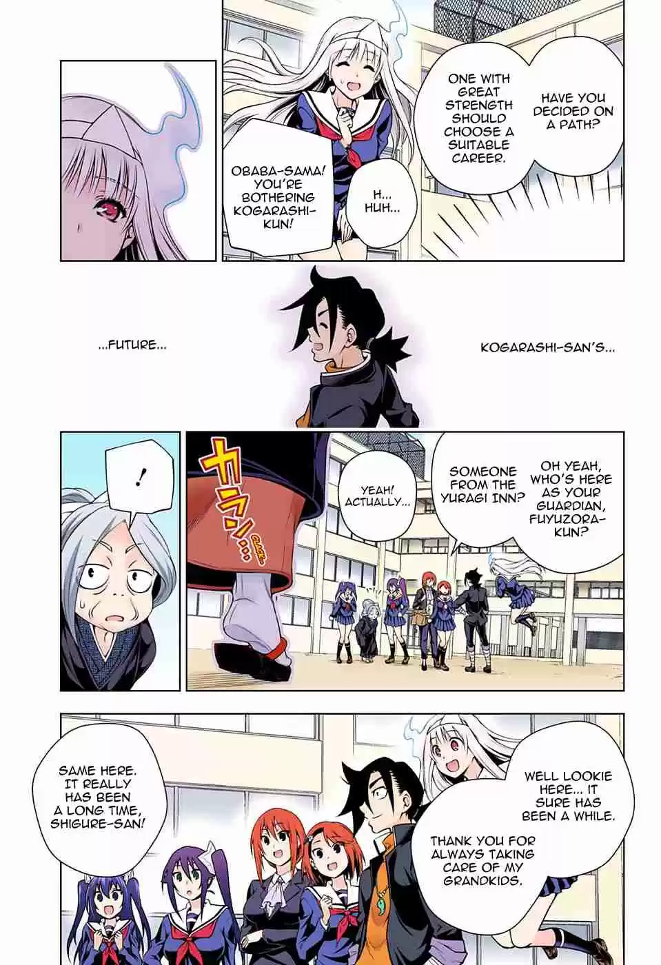 Yuragi sou no Yuuna san Digital Colored Comics Vol. 10 Ch. 82 Each One's Career Counseling