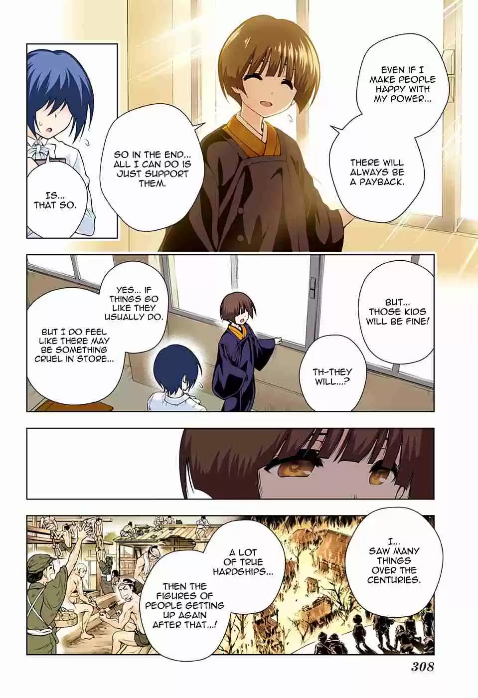 Yuragi sou no Yuuna san Digital Colored Comics Vol. 10 Ch. 82 Each One's Career Counseling