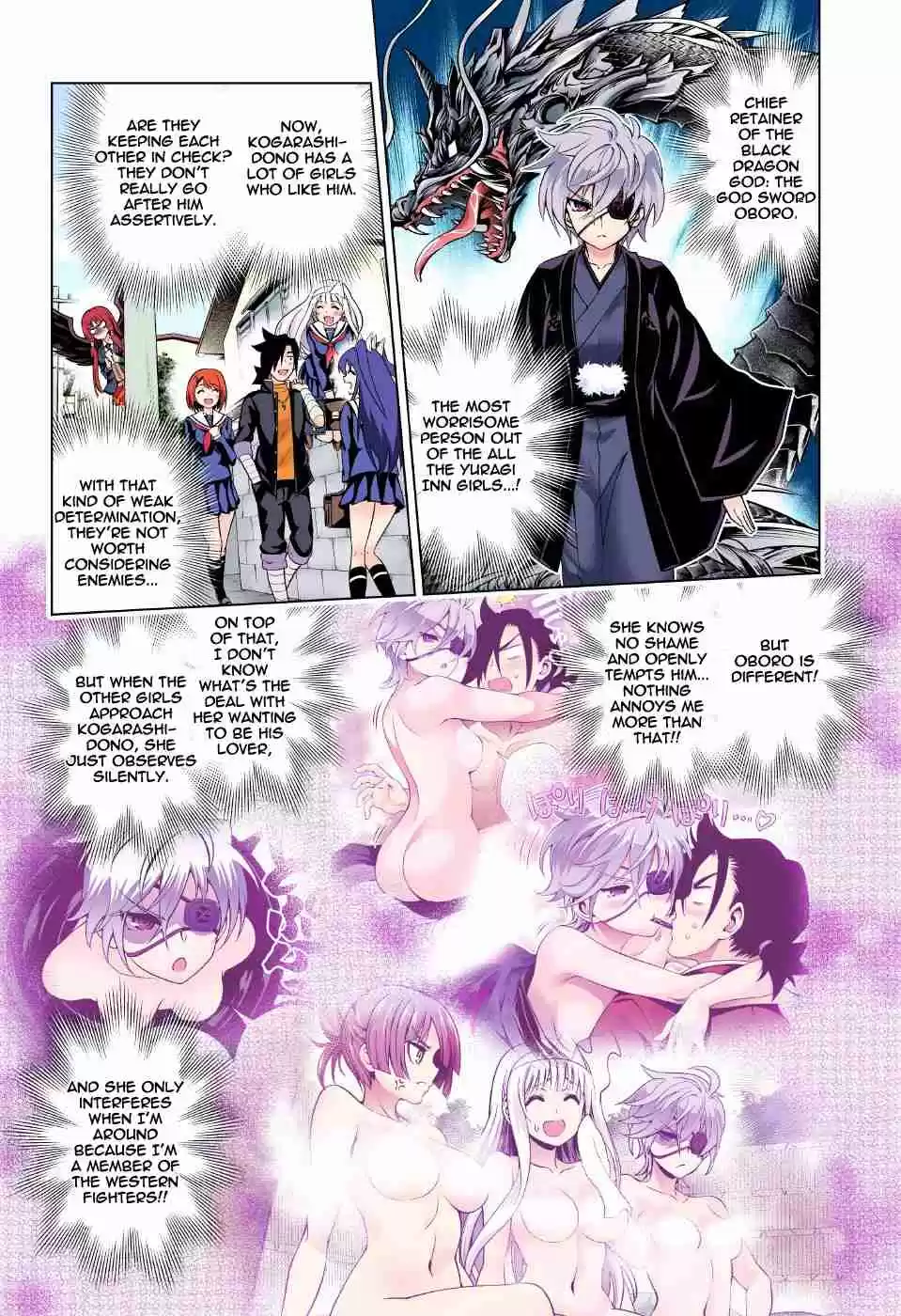 Yuragi sou no Yuuna san Digital Colored Comics Vol. 10 Ch. 83 Confrontation! Karura sama and Oboro san.