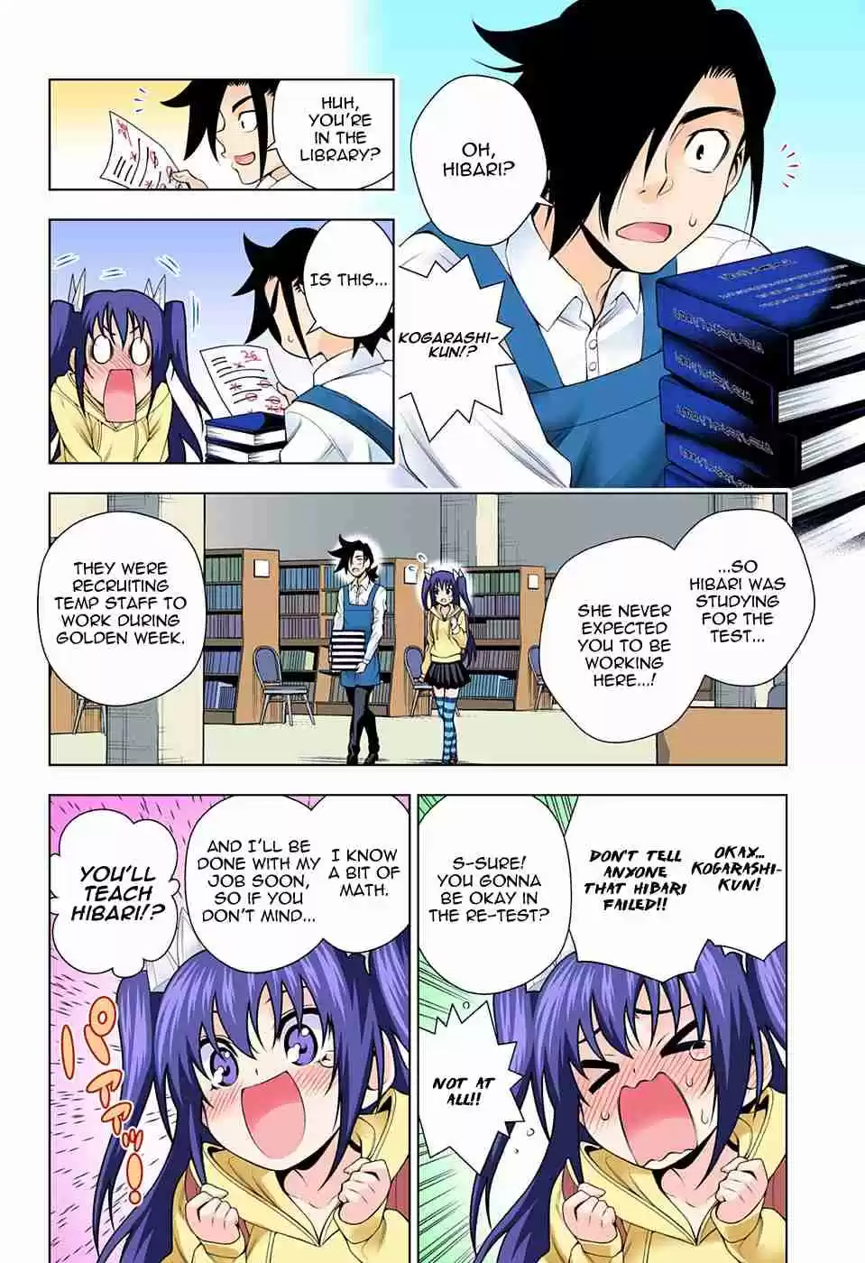 Yuragi sou no Yuuna san Digital Colored Comics Vol. 11 Ch. 90 Let's Study, Hibari chan