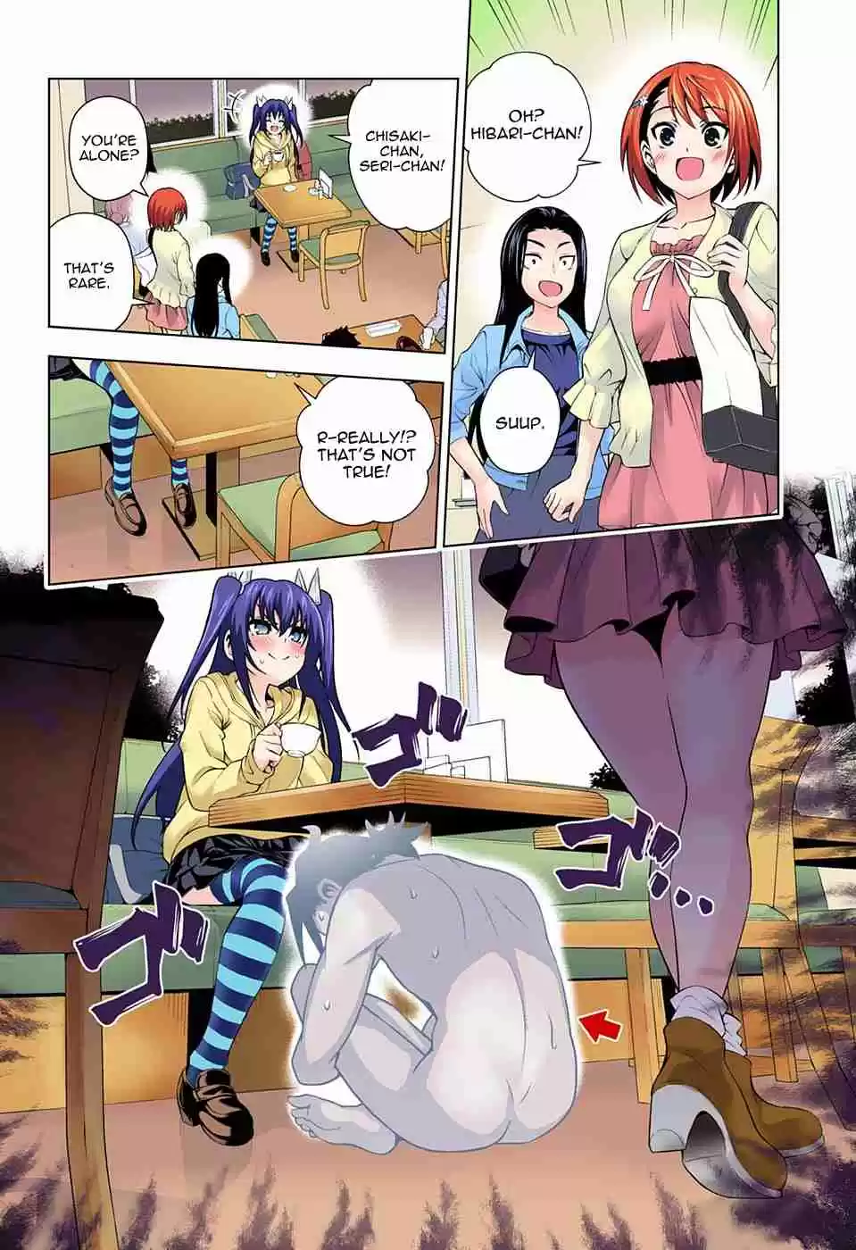 Yuragi sou no Yuuna san Digital Colored Comics Vol. 11 Ch. 90 Let's Study, Hibari chan