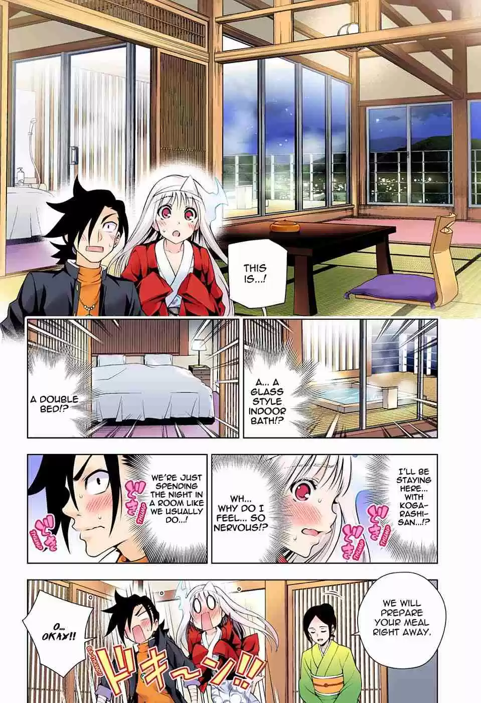 Yuragi sou no Yuuna san Digital Colored Comics Vol. 11 Ch. 92 A Heart Thumping Overnight Stay