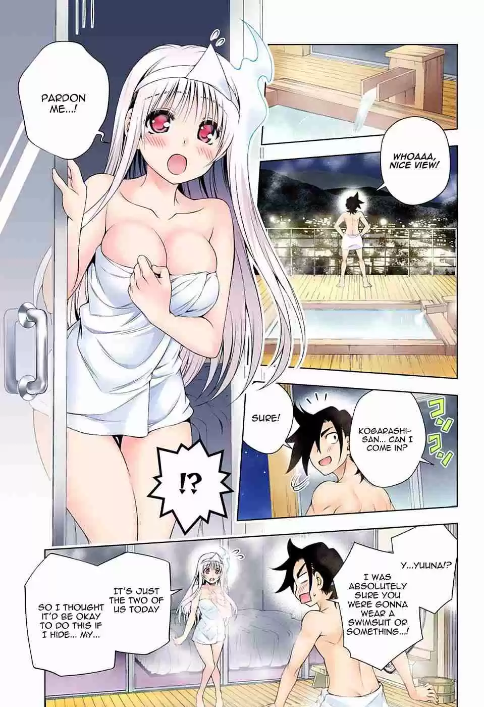 Yuragi sou no Yuuna san Digital Colored Comics Vol. 11 Ch. 92 A Heart Thumping Overnight Stay