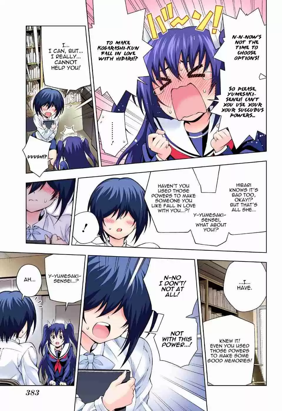 Yuragi sou no Yuuna san Digital Colored Comics Vol. 11 Ch. 95 Yumesaki sensei on the Attack