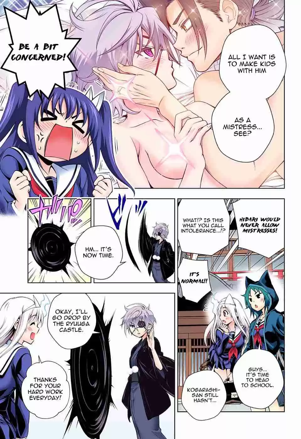 Yuragi sou no Yuuna san Digital Colored Comics Vol. 11 Ch. 96 Oboro san Gets Bewildered