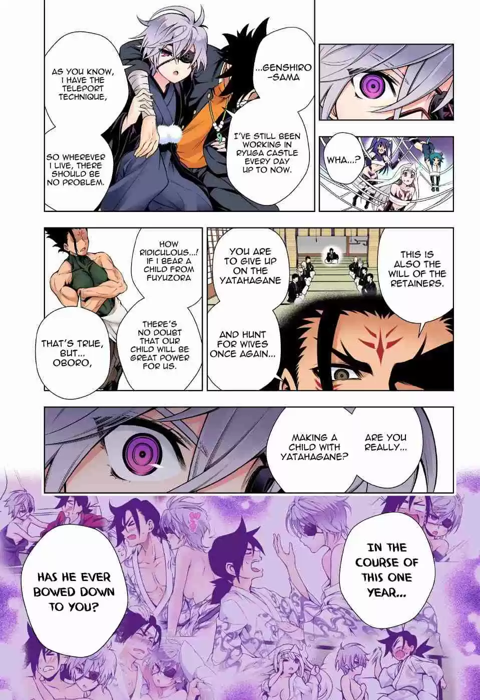 Yuragi sou no Yuuna san Digital Colored Comics Vol. 11 Ch. 97 Oboro san's Burdening Feelings.