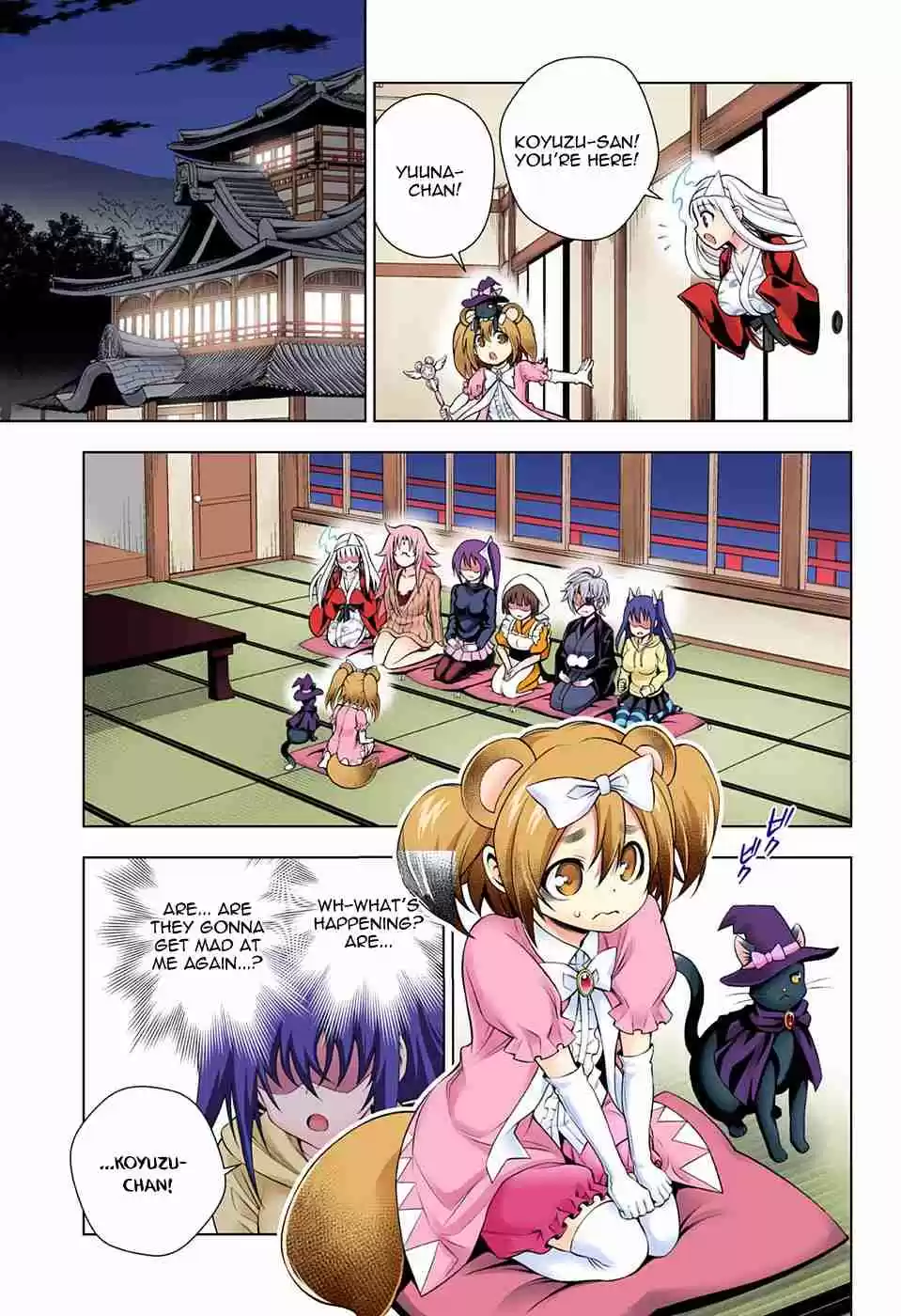 Yuragi sou no Yuuna san Digital Colored Comics Vol. 12 Ch. 104 Magical Girl Koyuzu chan