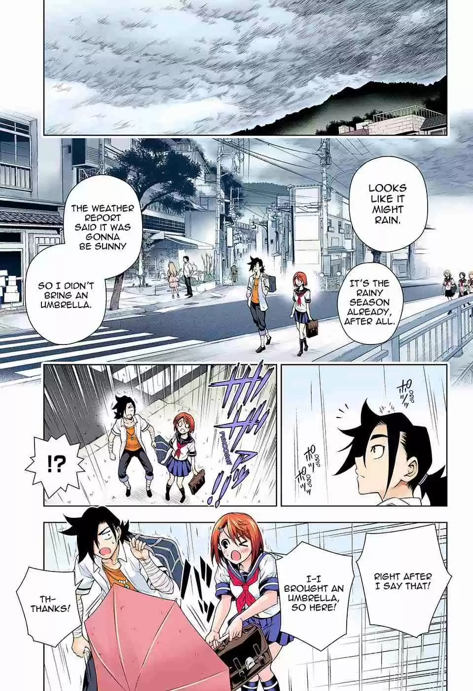 Yuragi sou no Yuuna san Digital Colored Comics Vol. 12 Ch. 105 Chisaki san and a Rainy Day