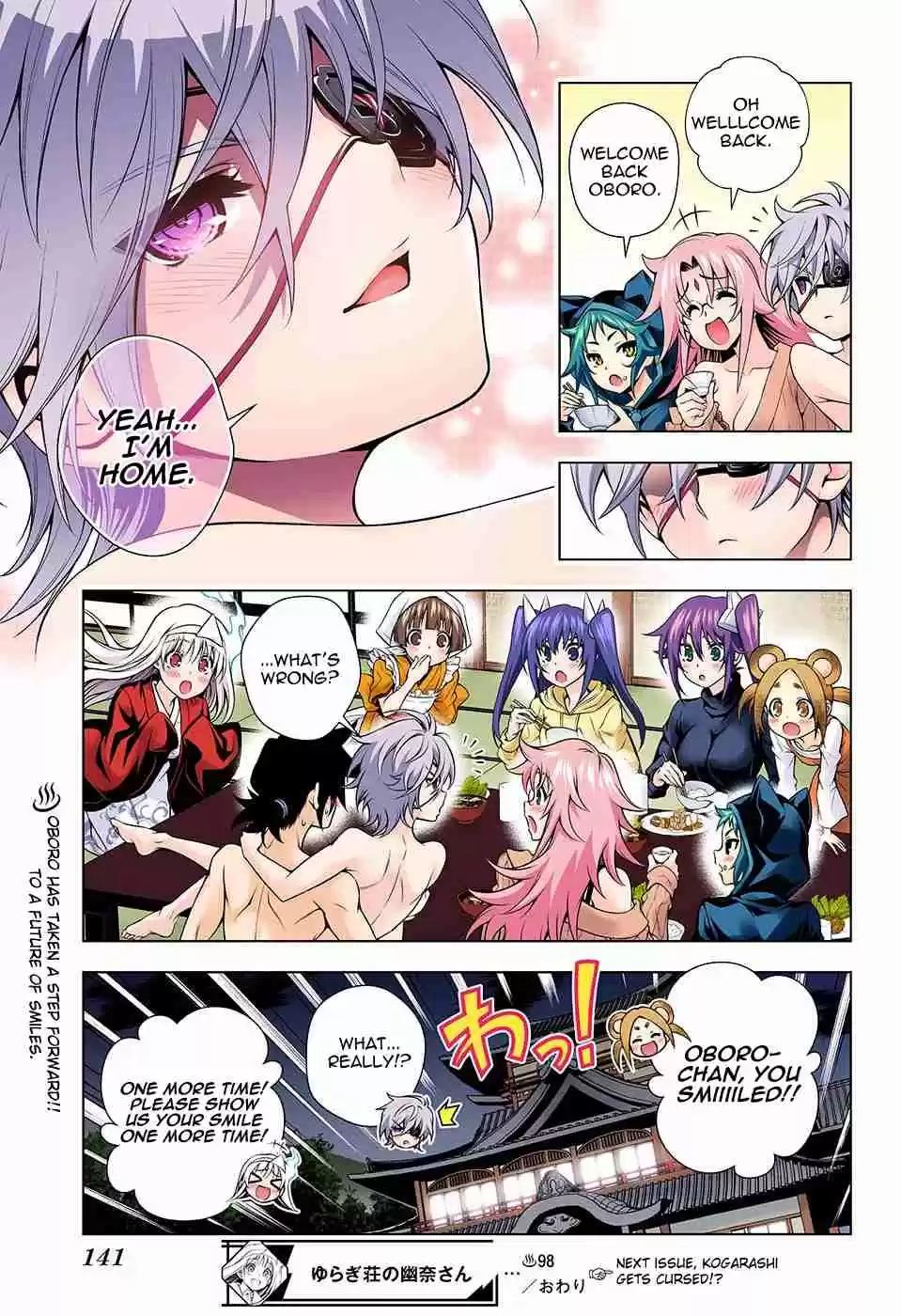 Yuragi sou no Yuuna san Digital Colored Comics Vol. 12 Ch. 98 Kogarashi isn't Half Hearted