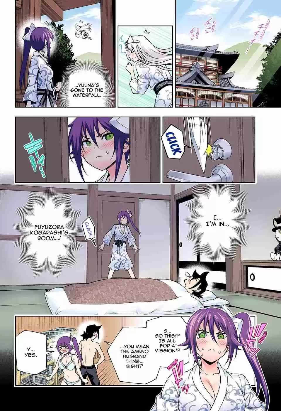 Yuragi sou no Yuuna san Digital Colored Comics Vol. 13 Ch. 109 Sagiri's Super Secret Mission
