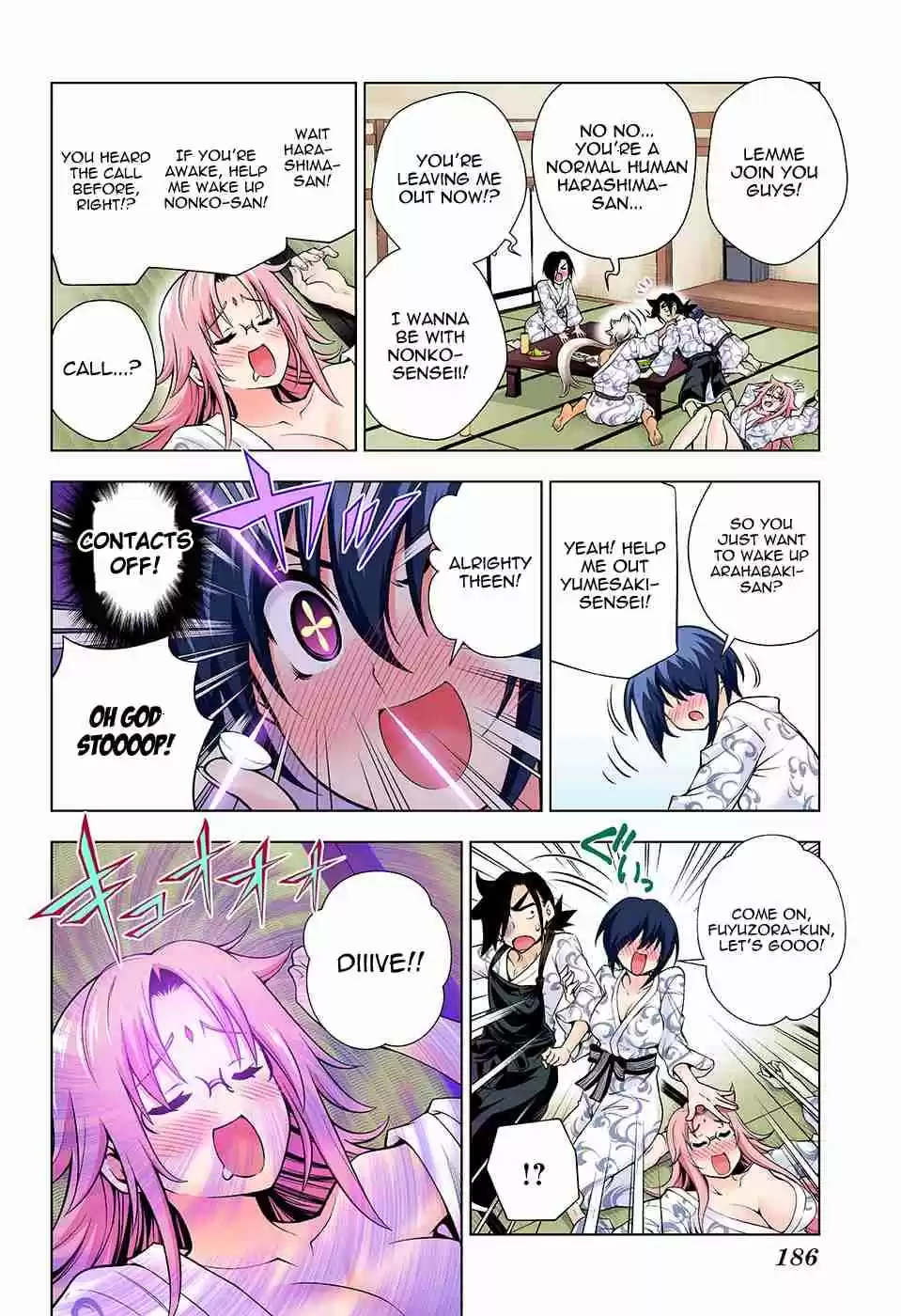 Yuragi sou no Yuuna san Digital Colored Comics Vol. 13 Ch. 111 Yumesaki sensei's Gone Insane!?