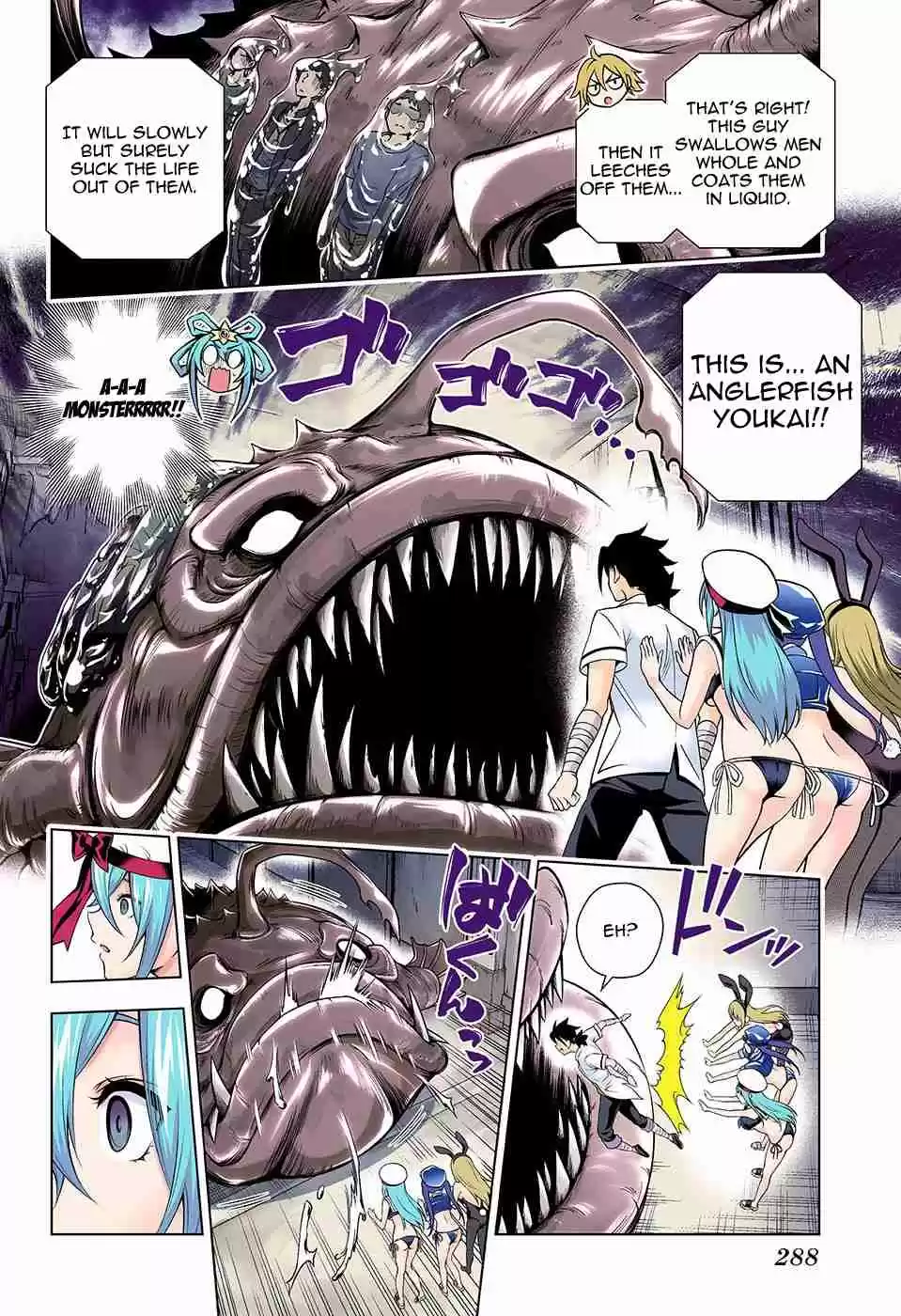 Yuragi sou no Yuuna san Digital Colored Comics Vol. 13 Ch. 113 The Super Spritual Power User!? Kisara sama