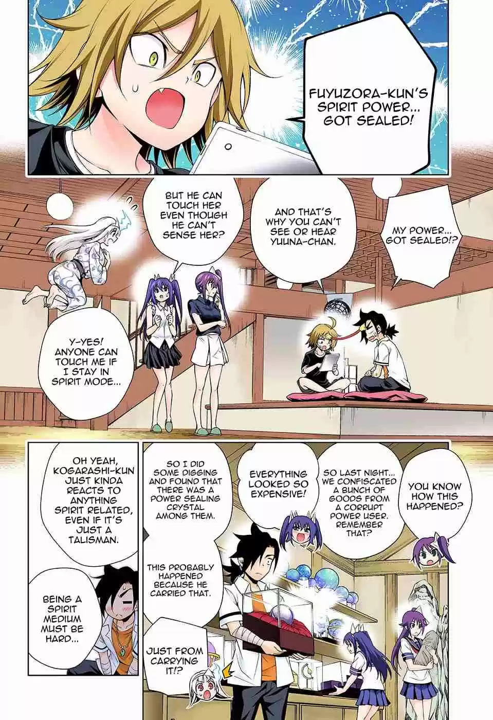 Yuragi sou no Yuuna san Digital Colored Comics Vol. 13 Ch. 114 Yuuna san Can't be Seen?!