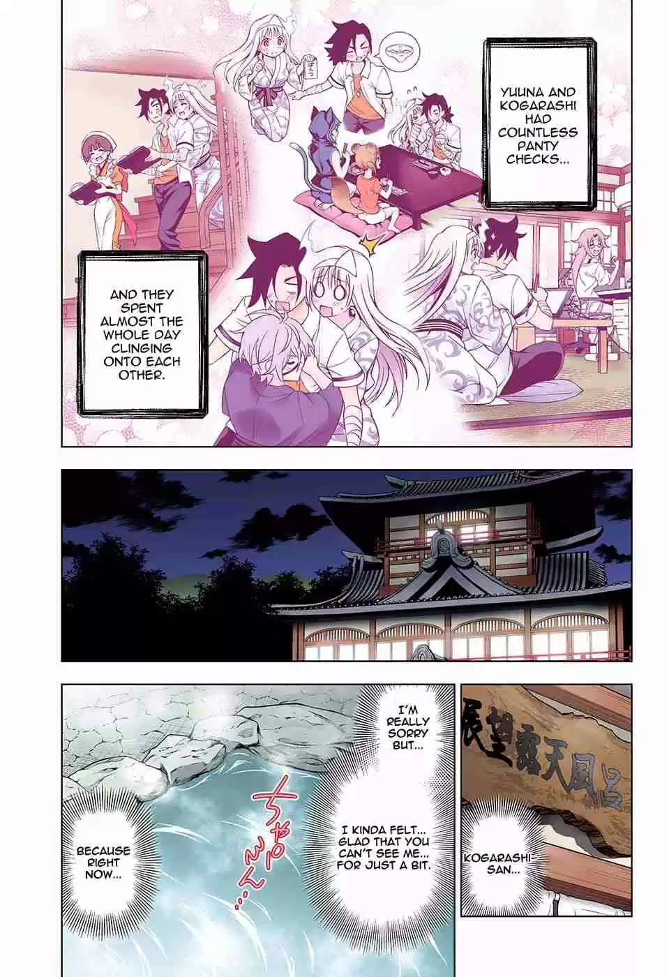 Yuragi sou no Yuuna san Digital Colored Comics Vol. 13 Ch. 114 Yuuna san Can't be Seen?!