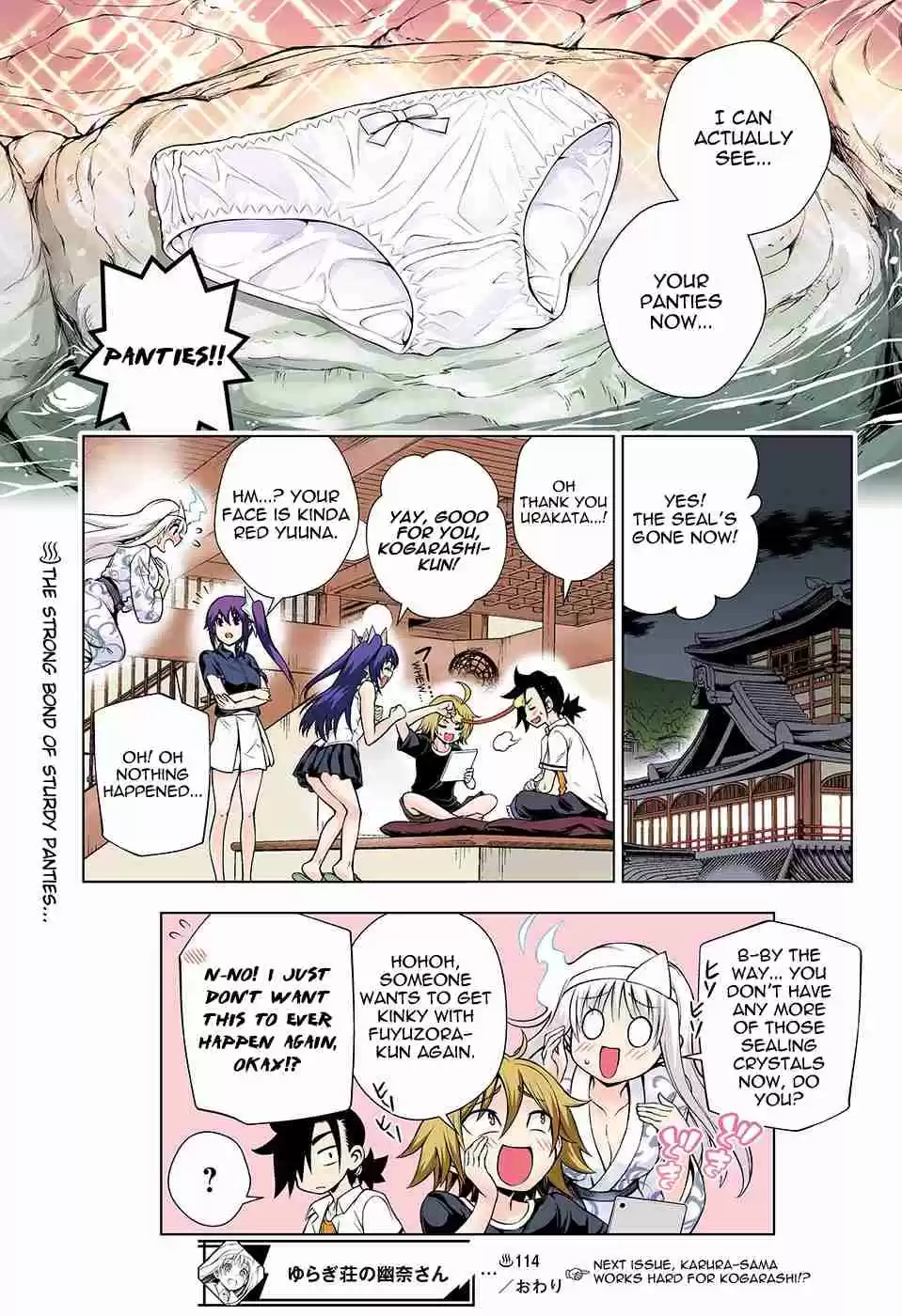 Yuragi sou no Yuuna san Digital Colored Comics Vol. 13 Ch. 114 Yuuna san Can't be Seen?!