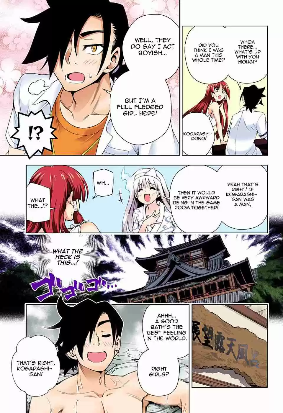 Yuragi sou no Yuuna san Digital Colored Comics Vol. 13 Ch. 115 Karura sama's Struggles