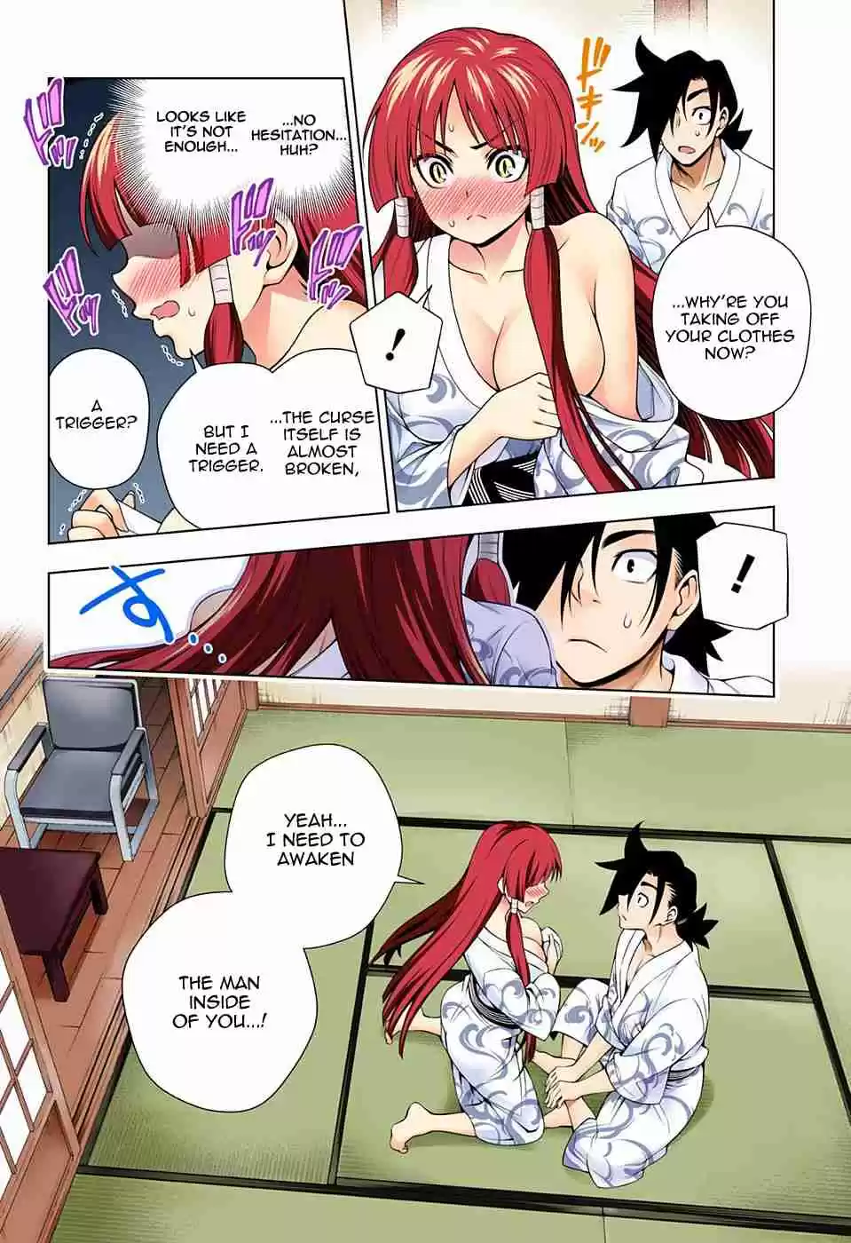 Yuragi sou no Yuuna san Digital Colored Comics Vol. 13 Ch. 115 Karura sama's Struggles