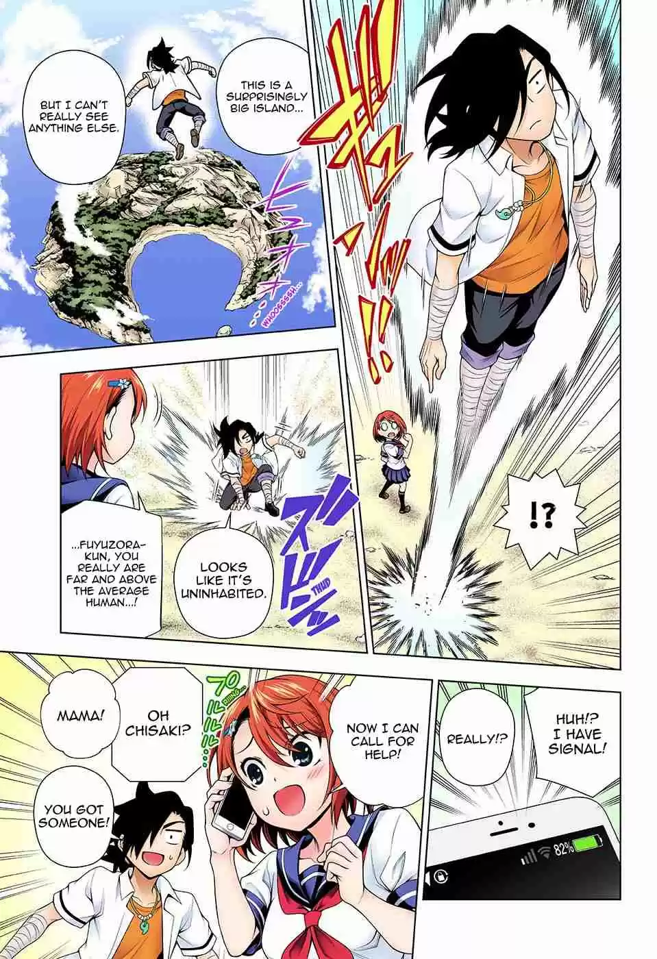 Yuragi sou no Yuuna san Digital Colored Comics Vol. 14 Ch. 116 Chisaki san and Surviving