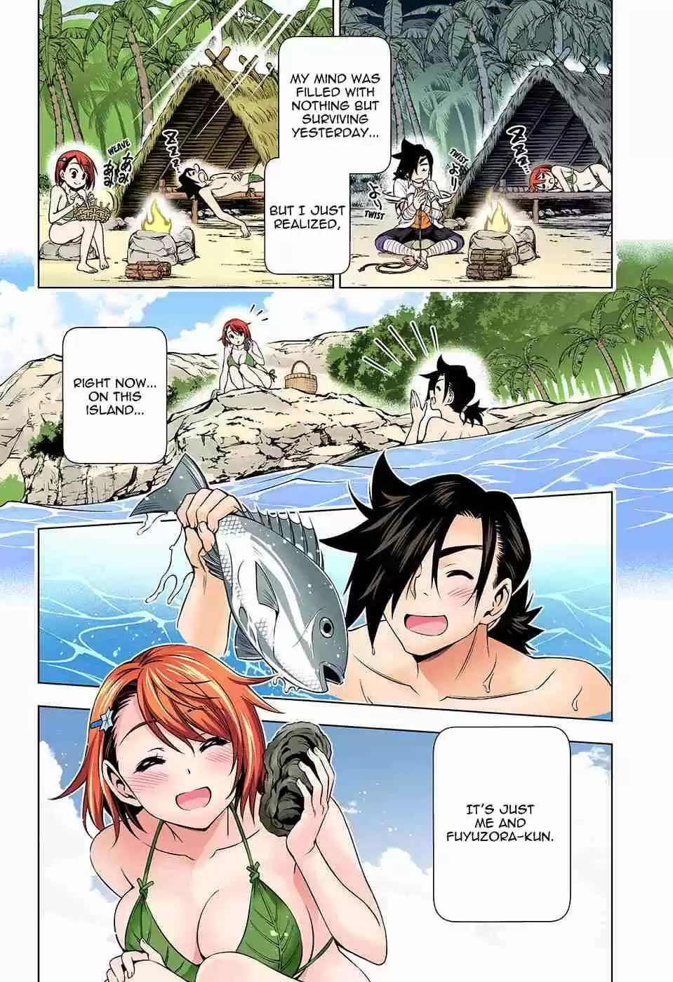 Yuragi sou no Yuuna san Digital Colored Comics Vol. 14 Ch. 116 Chisaki san and Surviving