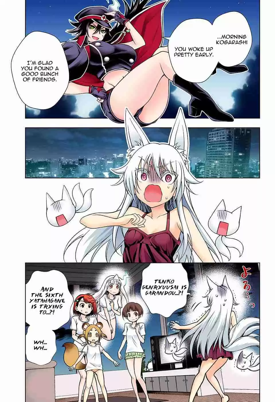 Yuragi sou no Yuuna san Digital Colored Comics Vol. 14 Ch. 122 Sagiri san, Hibari chan, Get Close...!