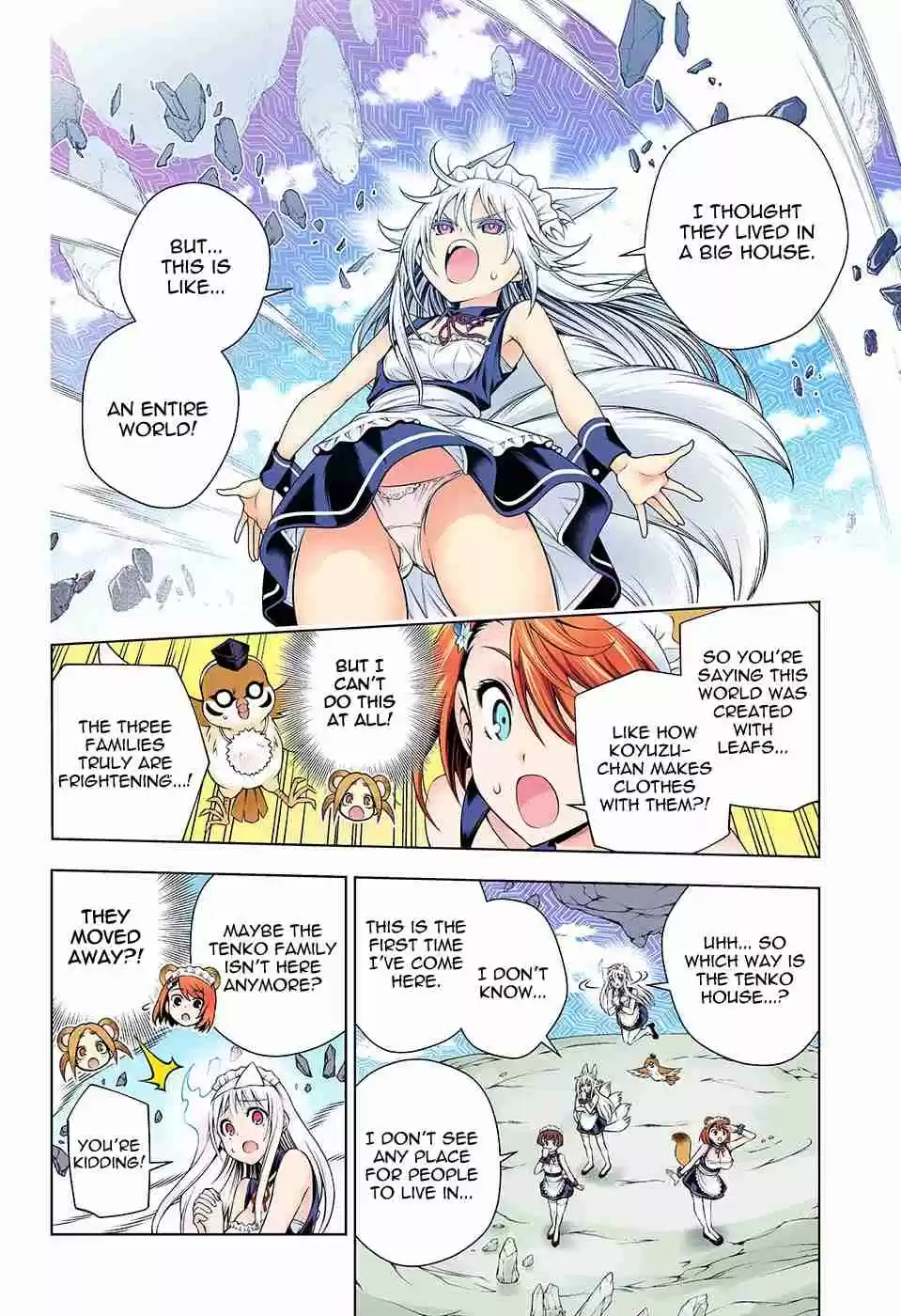 Yuragi sou no Yuuna san Digital Colored Comics Vol. 14 Ch. 124 Yuuna san's Family