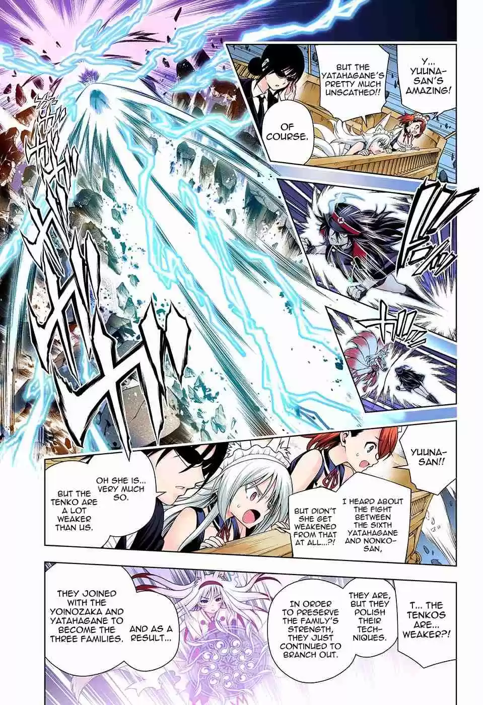 Yuragi sou no Yuuna san Digital Colored Comics Vol. 15 Ch. 125 Yuuna san as Tenko Genryuusai