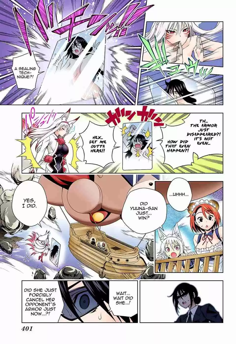 Yuragi sou no Yuuna san Digital Colored Comics Vol. 15 Ch. 125 Yuuna san as Tenko Genryuusai