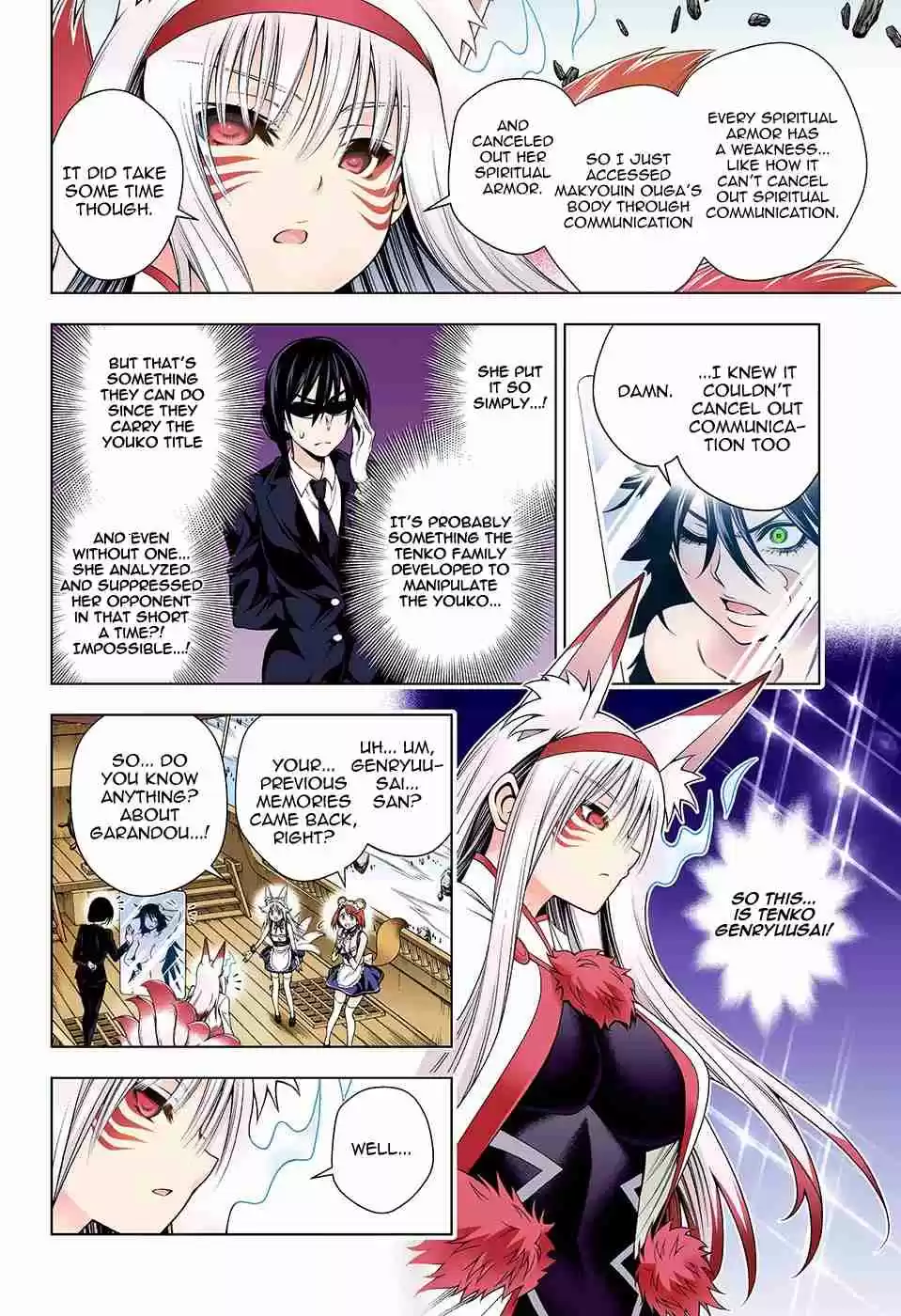 Yuragi sou no Yuuna san Digital Colored Comics Vol. 15 Ch. 125 Yuuna san as Tenko Genryuusai