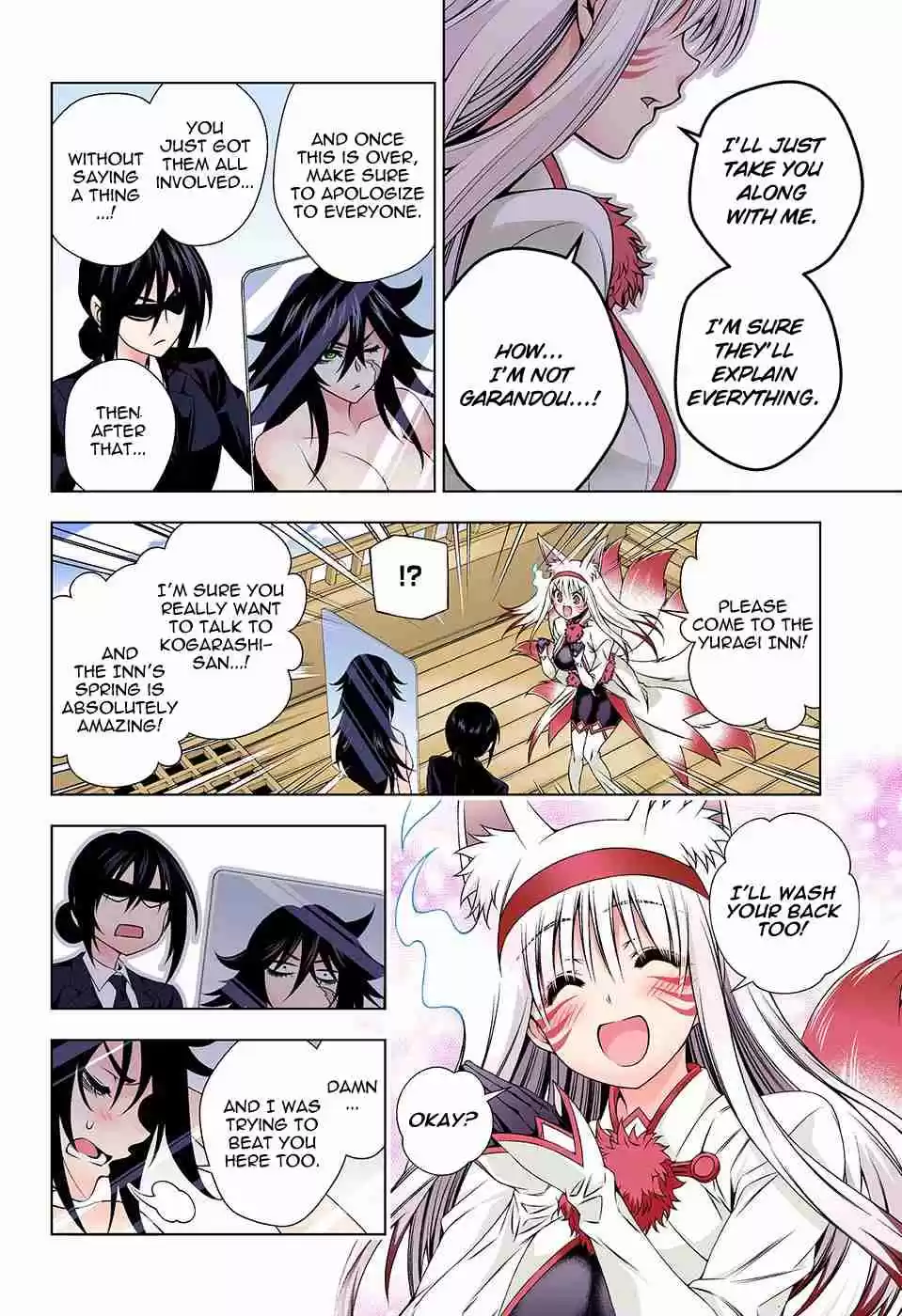Yuragi sou no Yuuna san Digital Colored Comics Vol. 15 Ch. 125 Yuuna san as Tenko Genryuusai