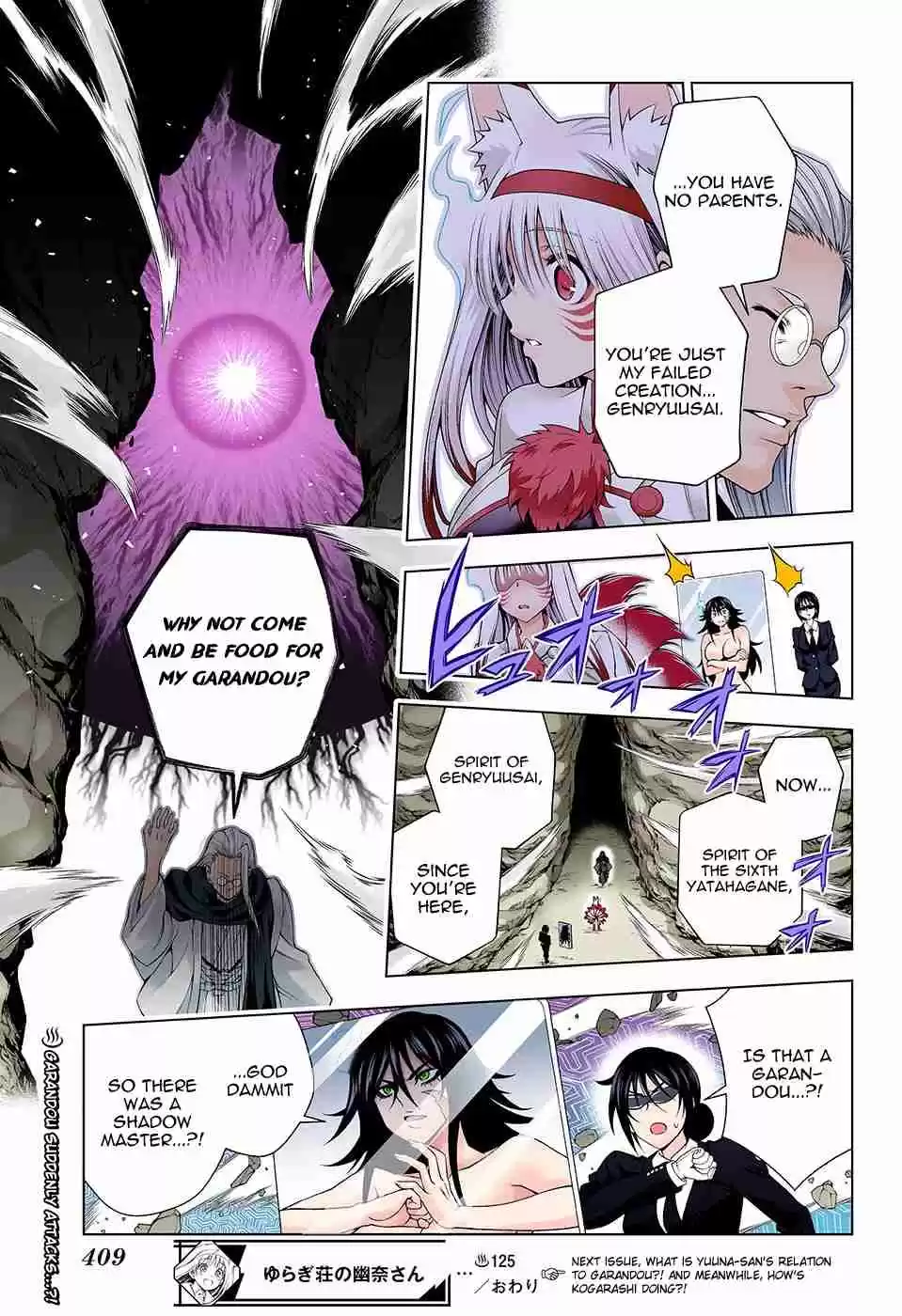 Yuragi sou no Yuuna san Digital Colored Comics Vol. 15 Ch. 125 Yuuna san as Tenko Genryuusai