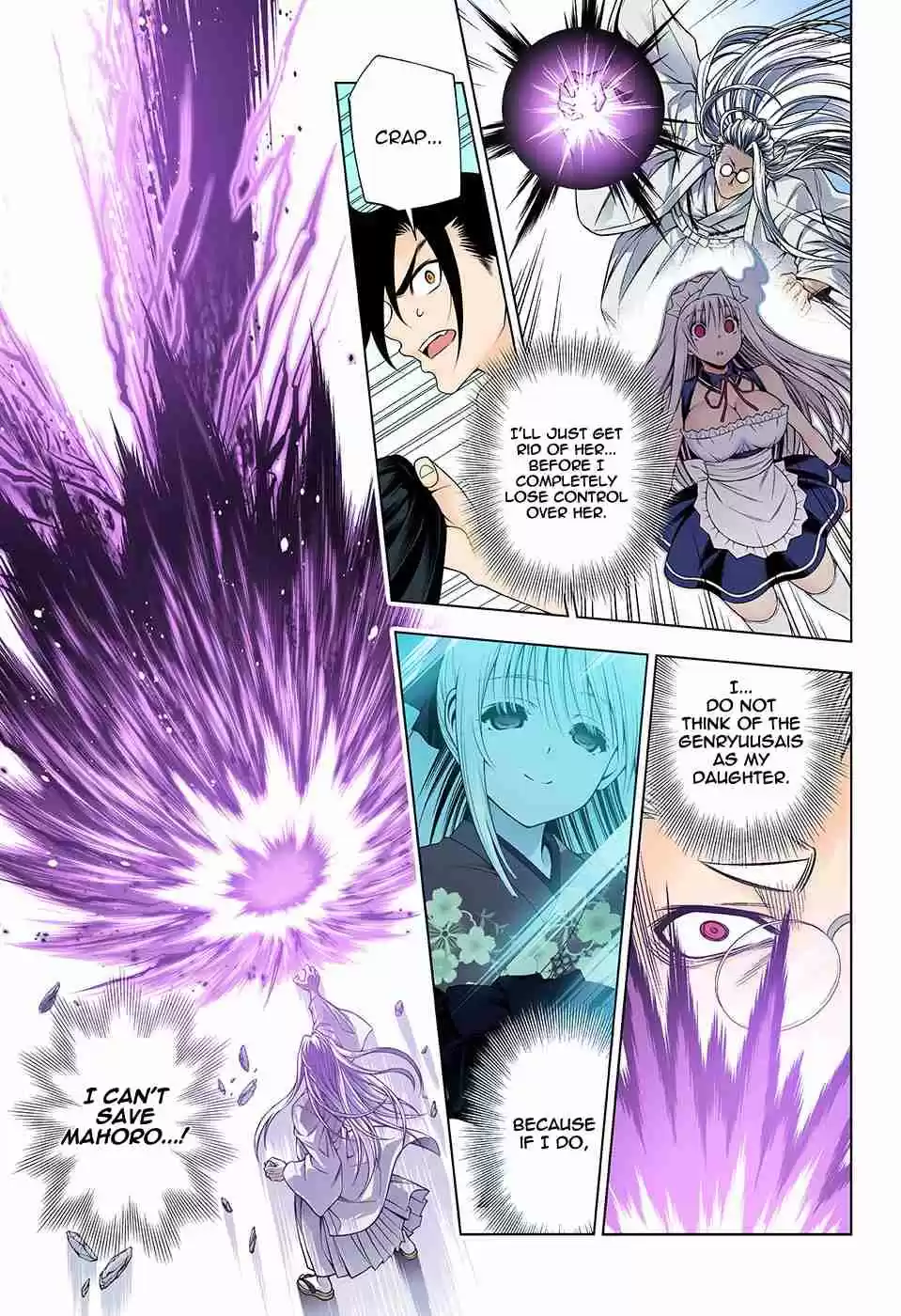 Yuragi sou no Yuuna san Digital Colored Comics Vol. 15 Ch. 127 Clash! Byakuei san