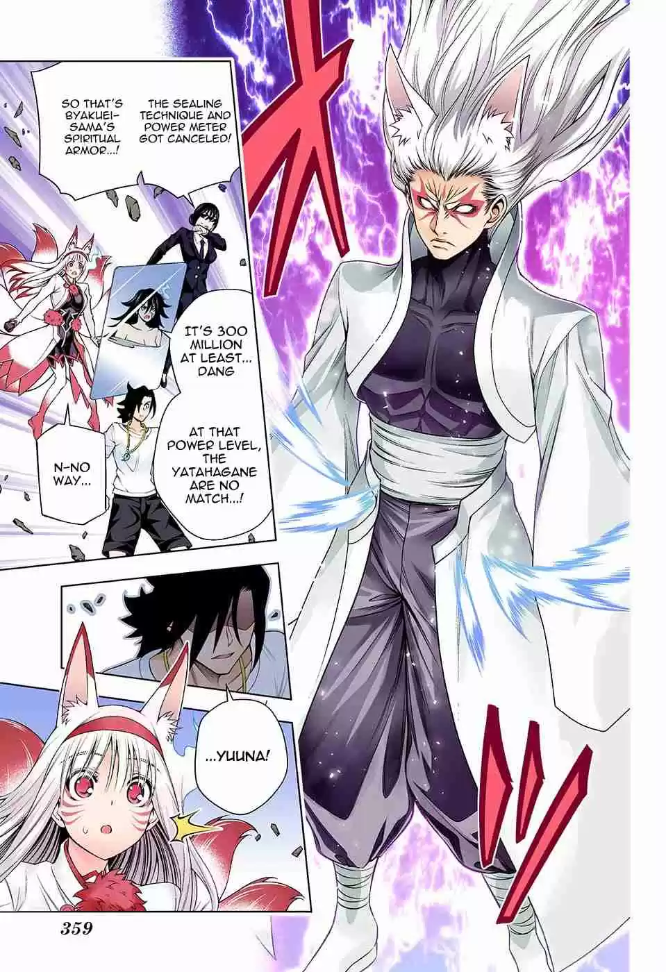 Yuragi sou no Yuuna san Digital Colored Comics Vol. 15 Ch. 127 Clash! Byakuei san