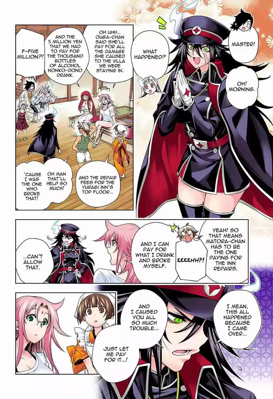 Yuragi sou no Yuuna san Digital Colored Comics Vol. 15 Ch. 128 Byakuei san and Yuuna san