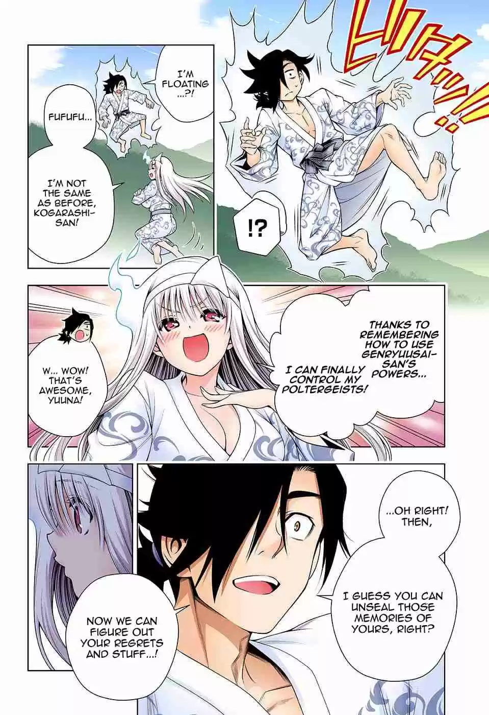 Yuragi sou no Yuuna san Digital Colored Comics Vol. 15 Ch. 129 Ouga san's Wish