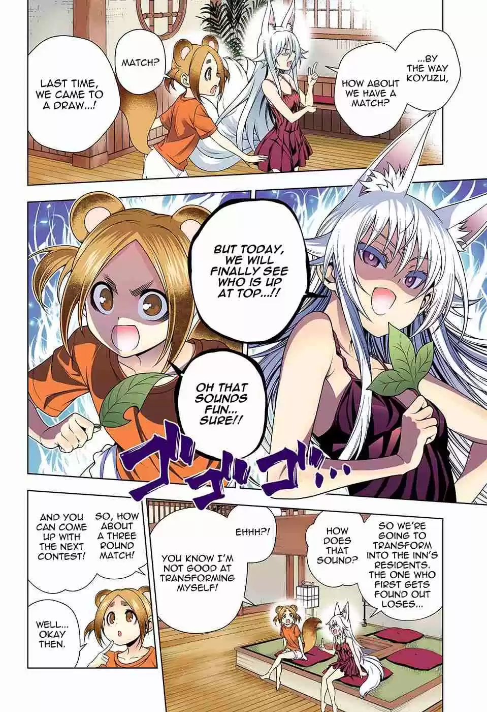 Yuragi sou no Yuuna san Digital Colored Comics Vol. 15 Ch. 130 Koyuzu chan vs Miria chan