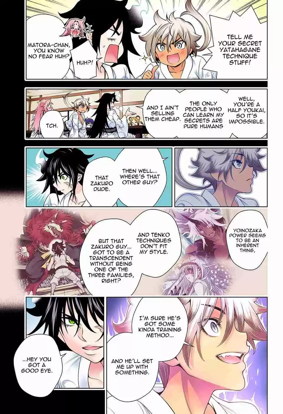 Yuragi sou no Yuuna san Digital Colored Comics Vol. 15 Ch. 131 Karura sama Stalks