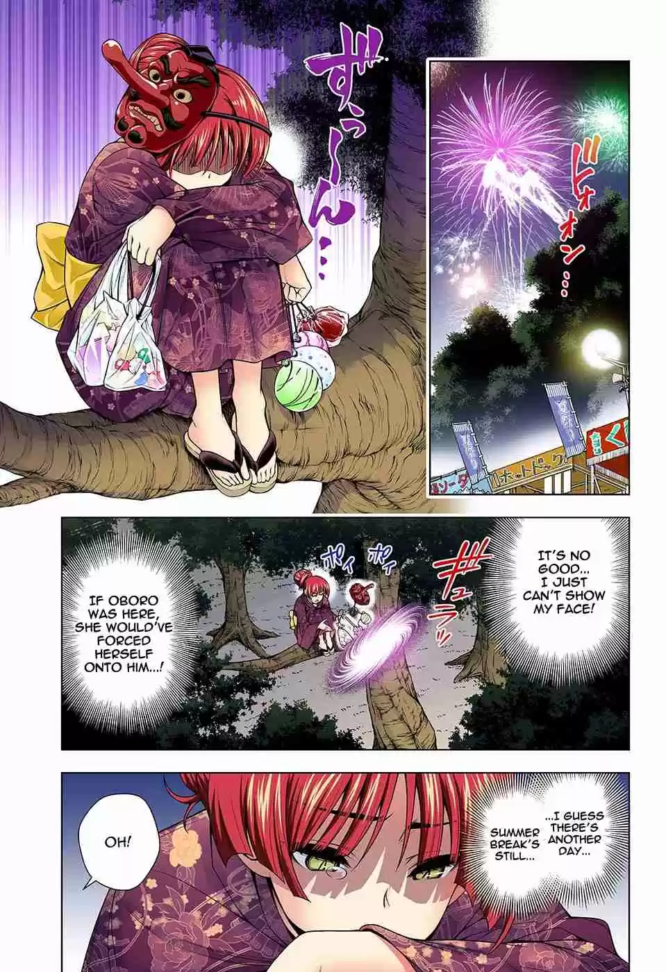 Yuragi sou no Yuuna san Digital Colored Comics Vol. 15 Ch. 131 Karura sama Stalks