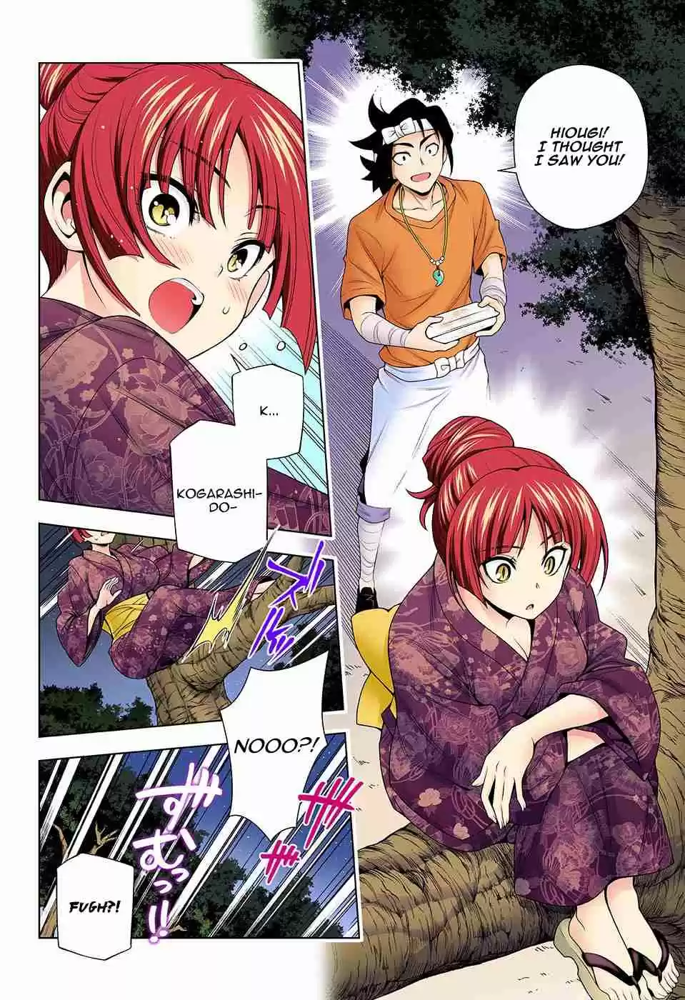 Yuragi sou no Yuuna san Digital Colored Comics Vol. 15 Ch. 131 Karura sama Stalks