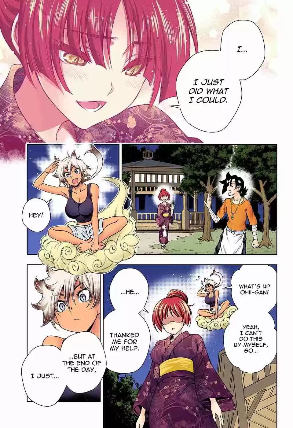 Yuragi sou no Yuuna san Digital Colored Comics Vol. 15 Ch. 131 Karura sama Stalks