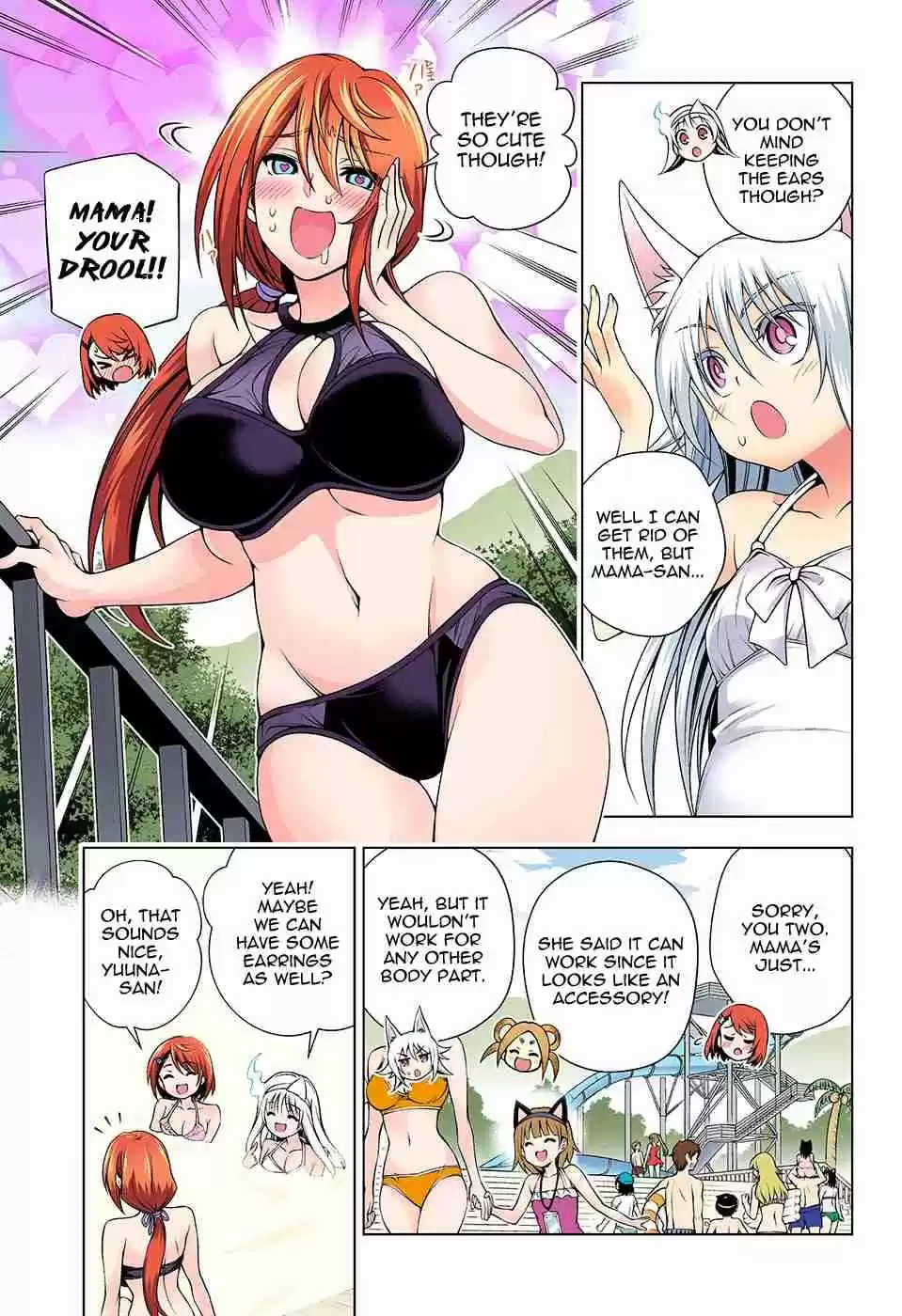 Yuragi sou no Yuuna san Digital Colored Comics Vol. 15 Ch. 132 Chisaki san Sees
