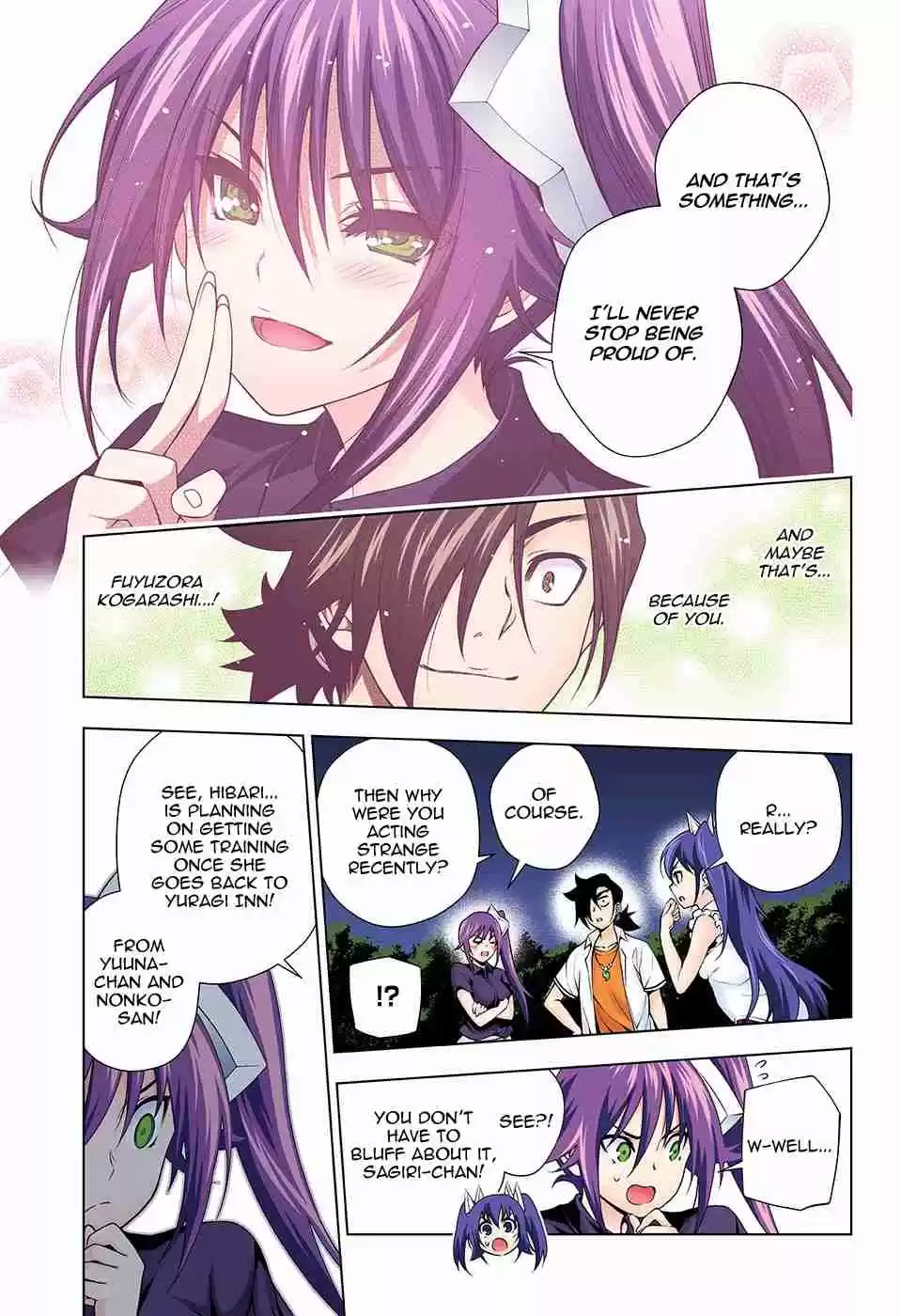 Yuragi sou no Yuuna san Digital Colored Comics Vol. 15 Ch. 133 Sagiri san Goes Back to the Village